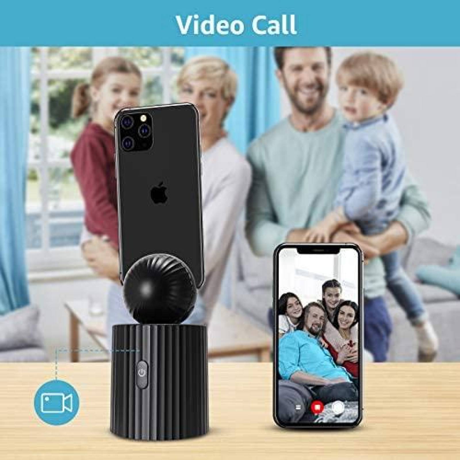 Estabilizador Para Telefono Rainco iPhone Android 360 Negro