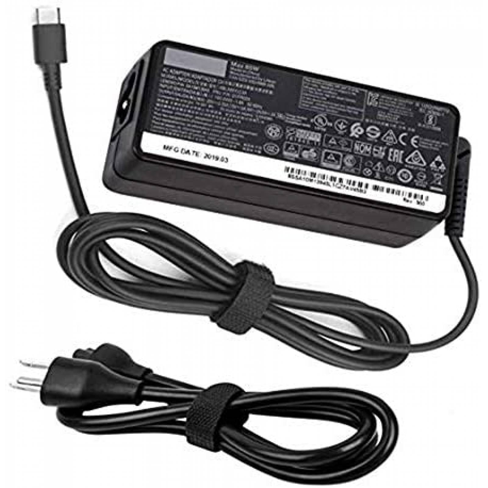 Cargador Generico SL195334 65W 100V-240V 50-60Hz -Negro