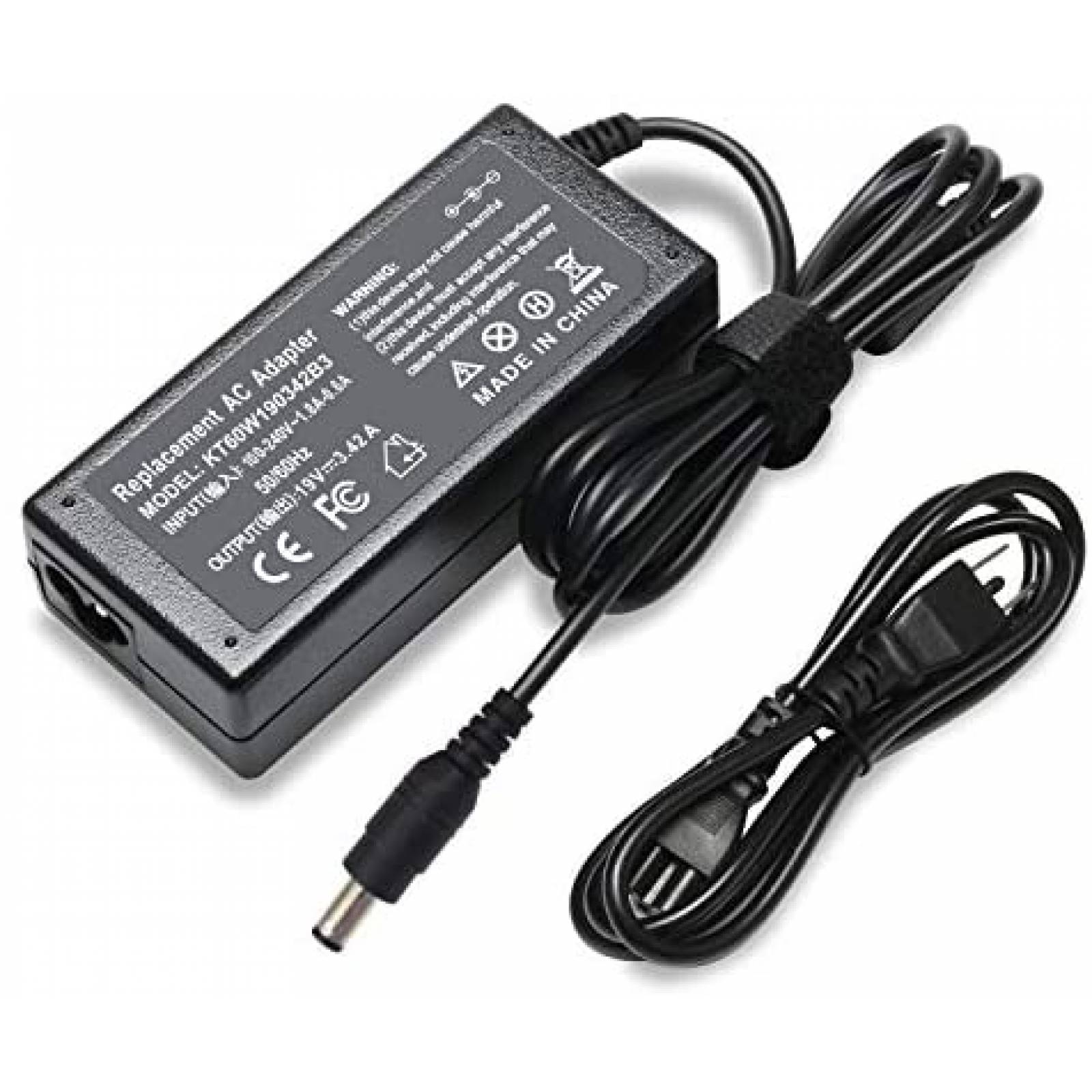 Cargador Universal LNOCCIY 65W para Toshiba Satellite -Negro