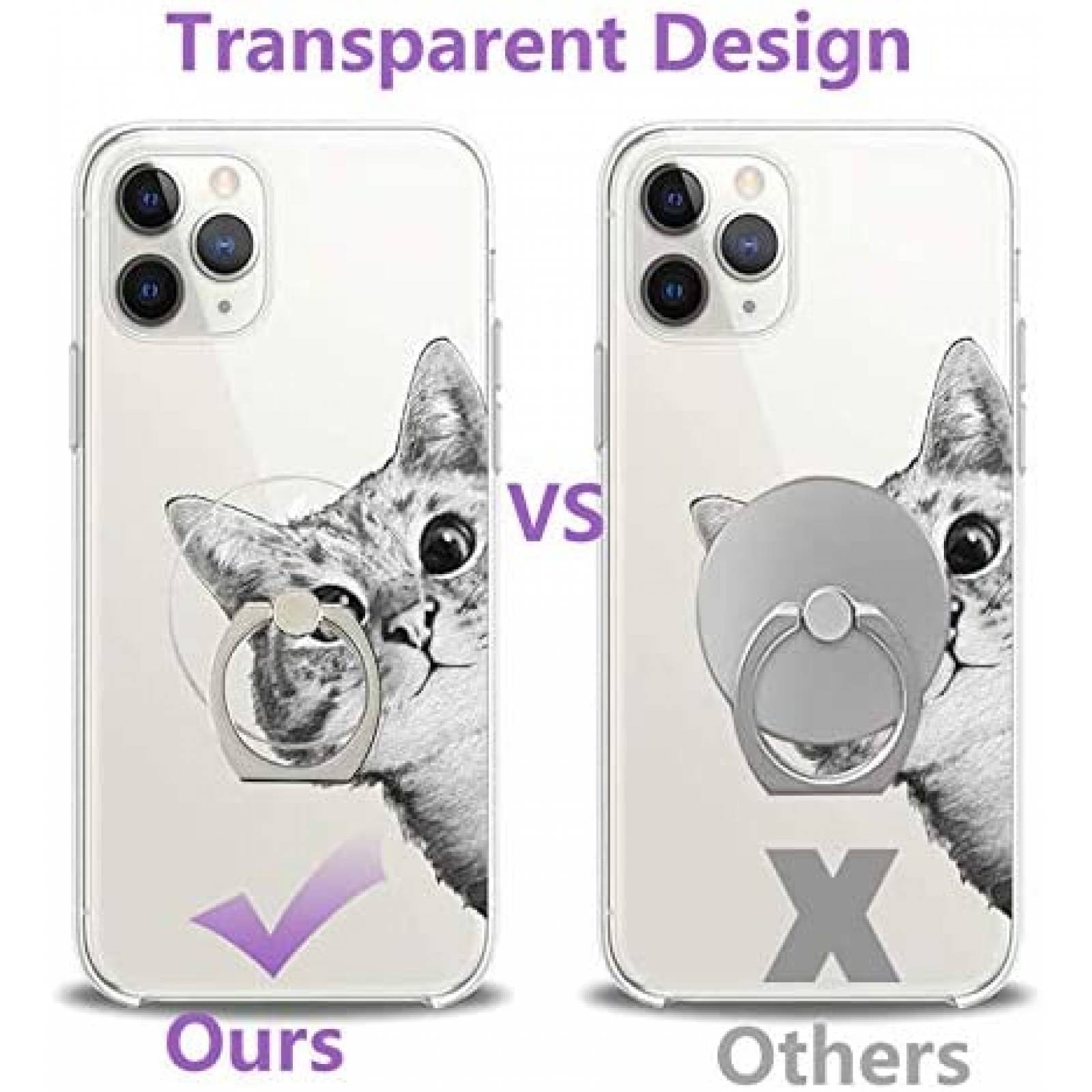 Soporte para celular de anillo DFsucces Paquete de 2