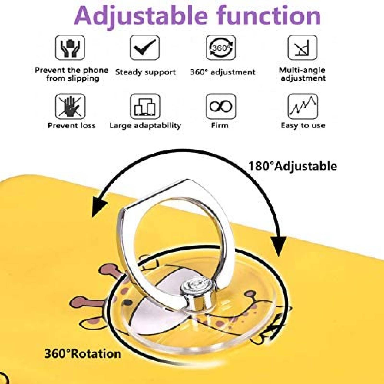 Soporte para celular de anillo DFsucces Paquete de 2