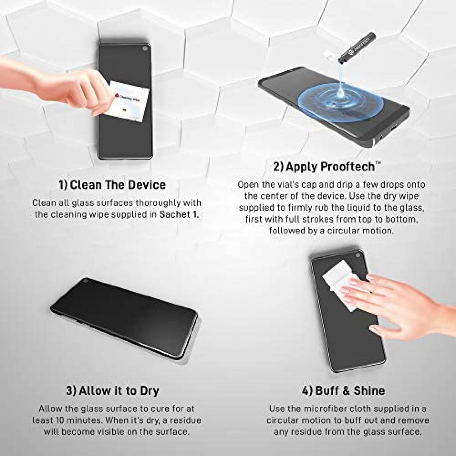 Liquido protector de pantalla ProofTech para celular