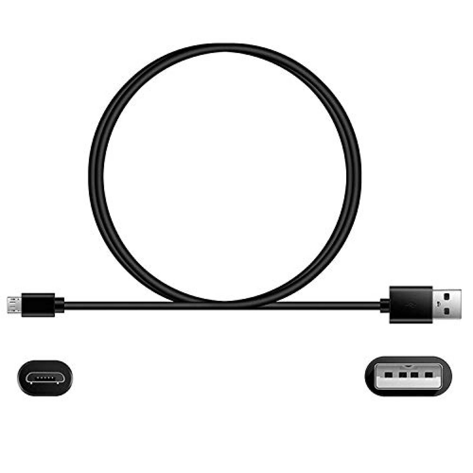 Cable USB ZZS MICRO USB 2.0 Compatible tablet/laptop -Negro