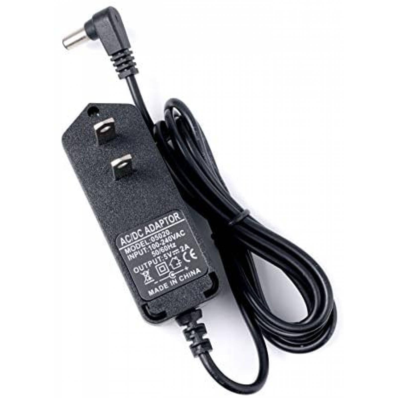 Cargador Generico 100v-240v DC 5V 2000mA 3 ft -Negro