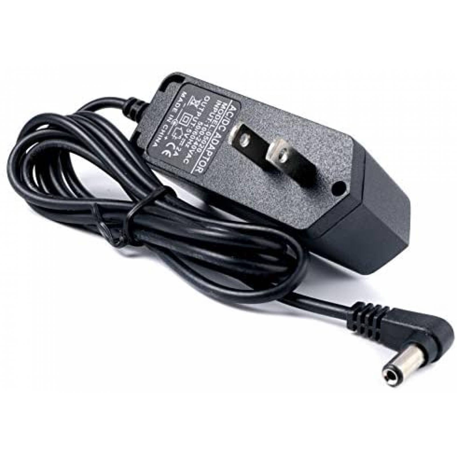 Cargador Generico 100v-240v DC 5V 2000mA 3 ft -Negro