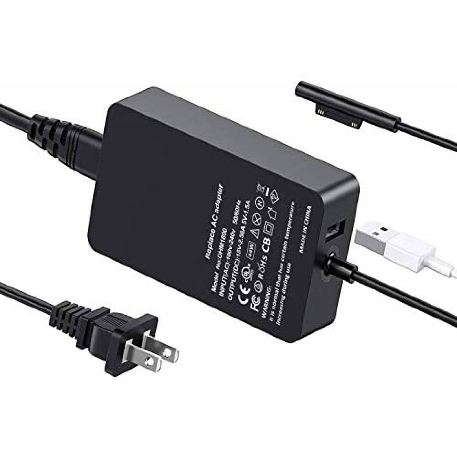 Cargador Laptop DHMXDC 6MDCDQ 44W 2.58A compatible -Negro