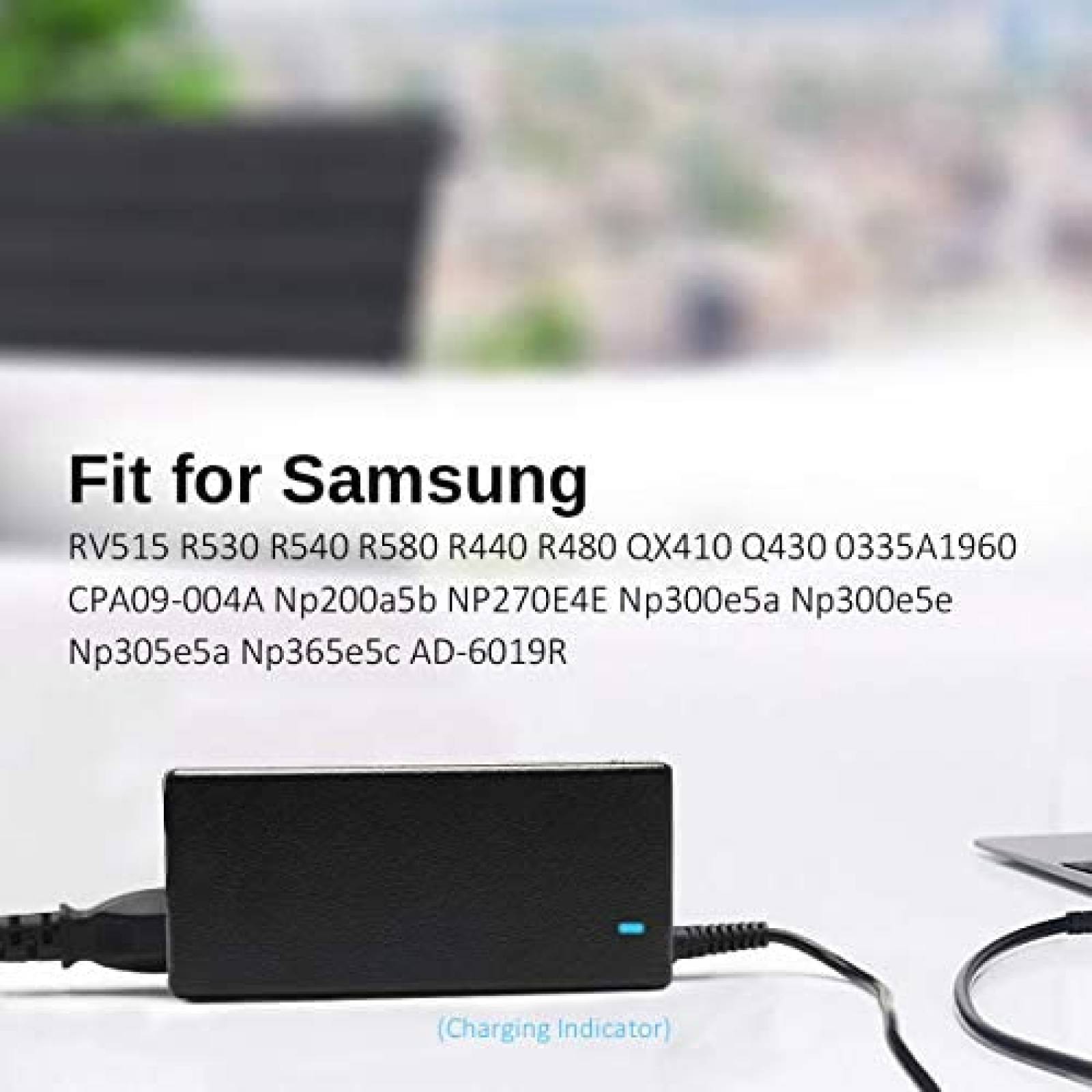 Cargador Laptop KAQIAR SK90190315 60W AC 240V -Negro