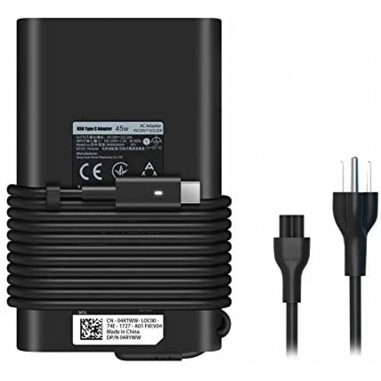 Cargador para laptop Dell Latitude GVKRLXZ 45W 240V -Negro