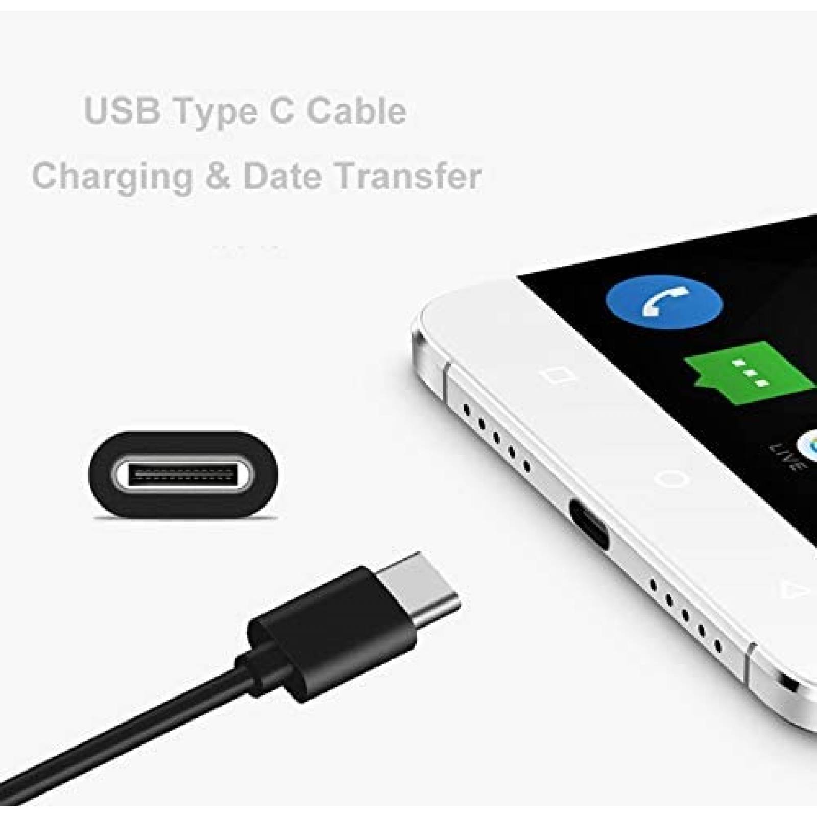 Cargador USB TONIWA para Samsung Galaxy Tab S6 Tipo C -Negro