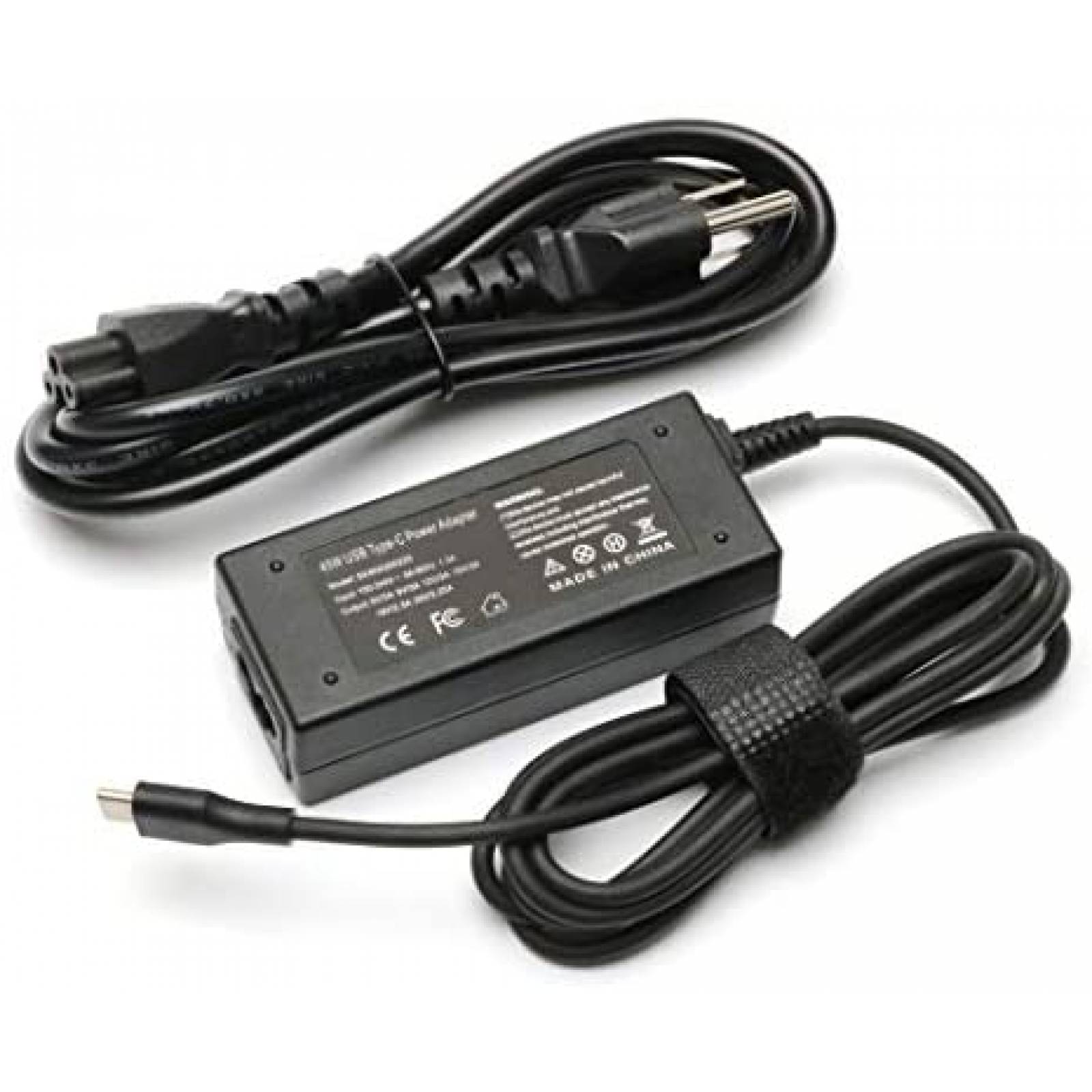 Cargador para Laptop Ymawetia HP Chromebook 14a-na0020nr 45W
