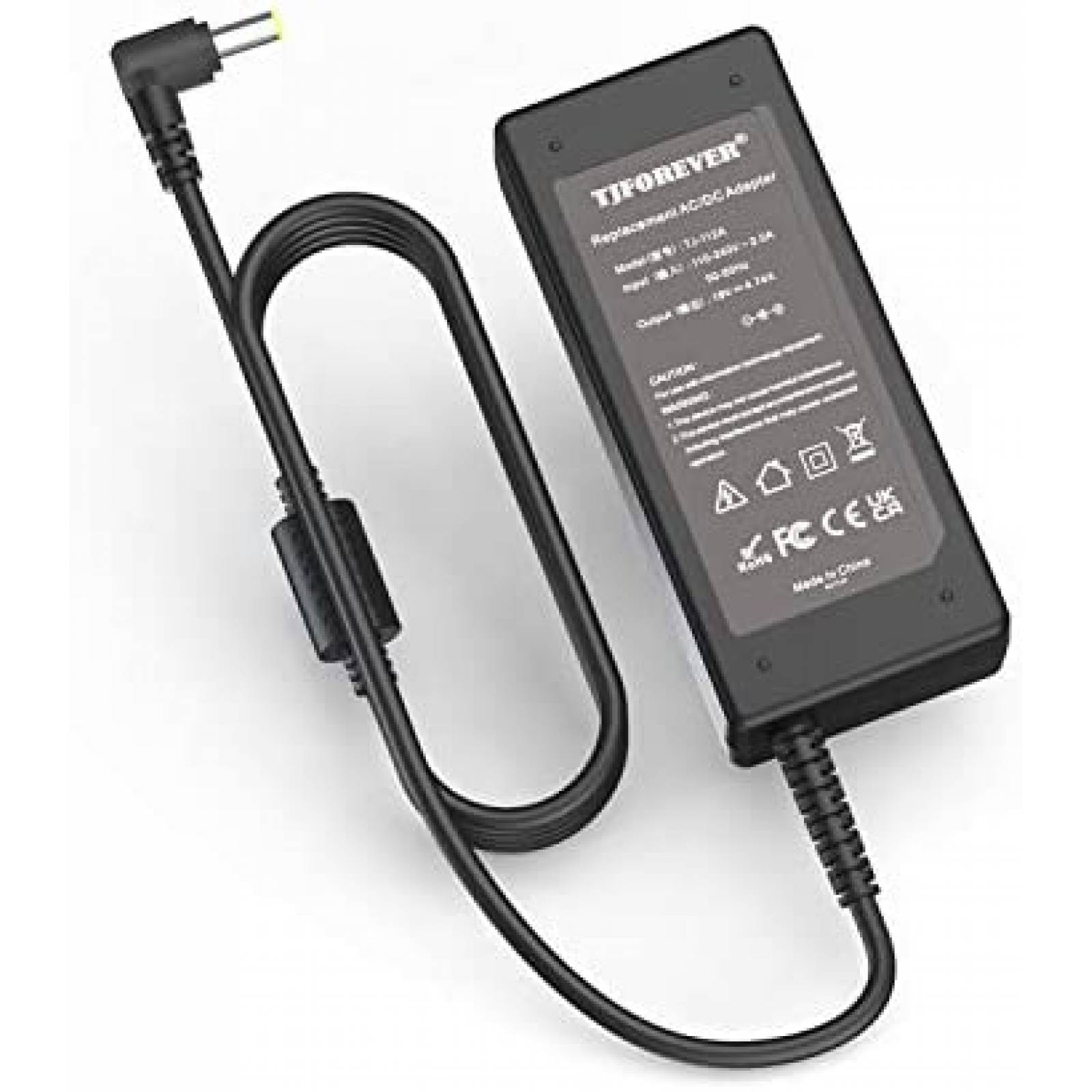 Cargador TJFOREVER 90W para Acer Aspire 240 Volts -Negro
