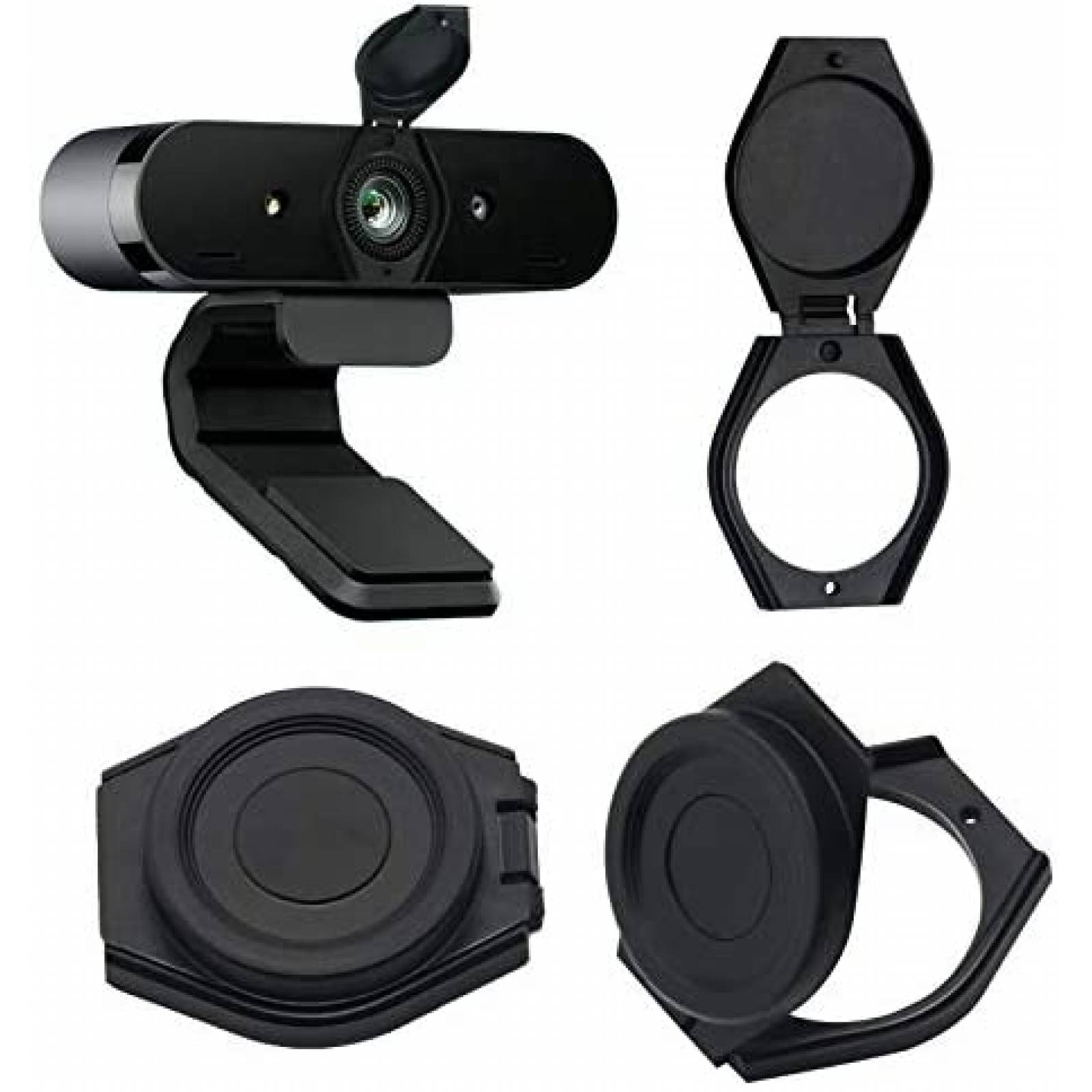 Tapa camara Web QINROOM 3 unidades HD Pro Cam -Negro