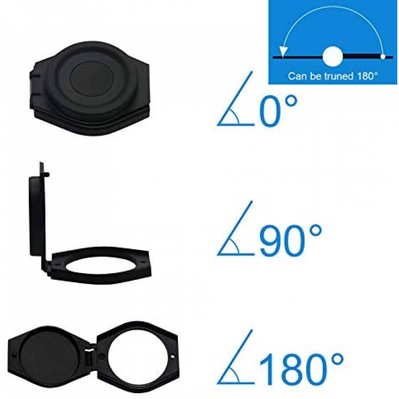 Tapa camara Web QINROOM 3 unidades HD Pro Cam -Negro