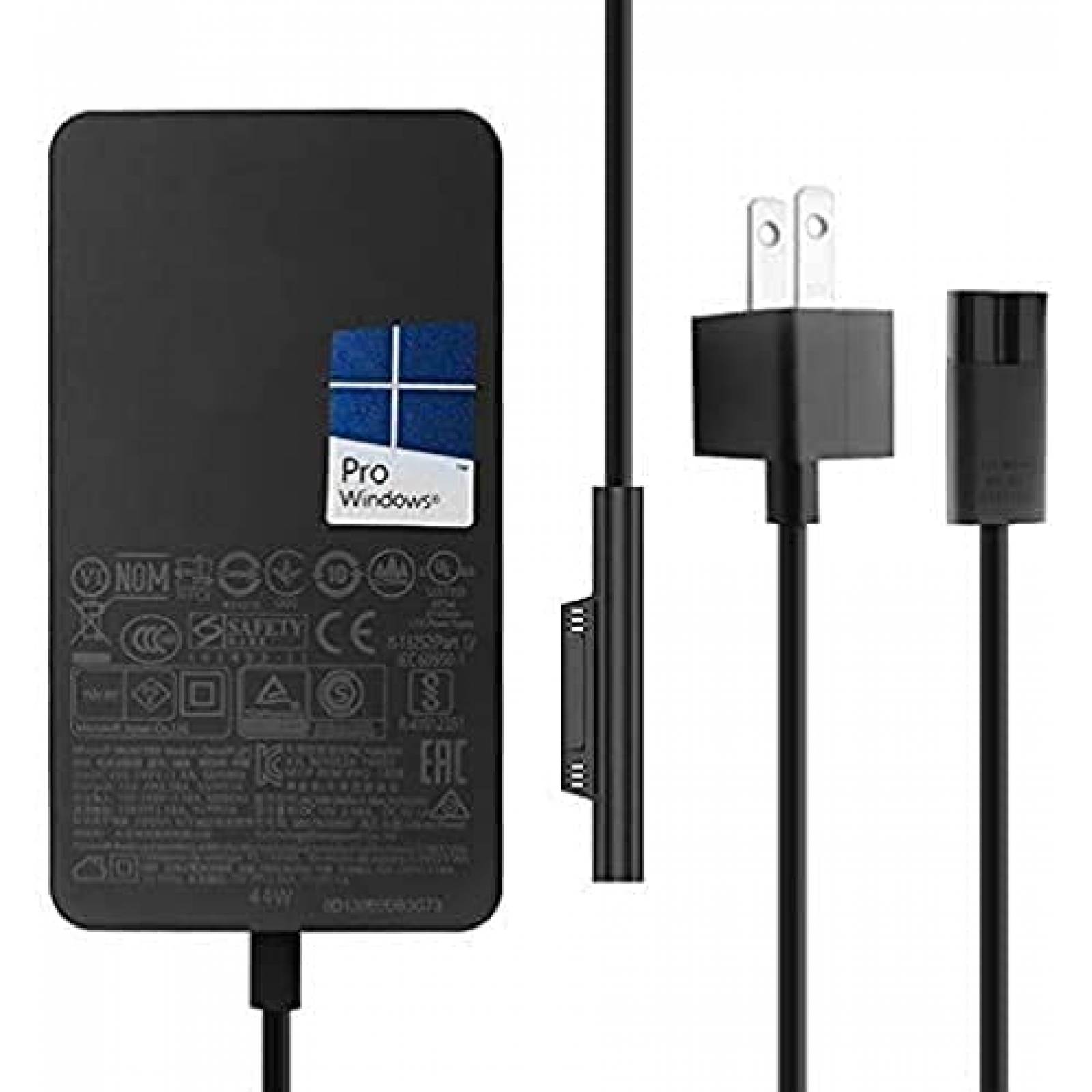 Cargador Generico Compatible con Microsoft Surface Pro-Negro