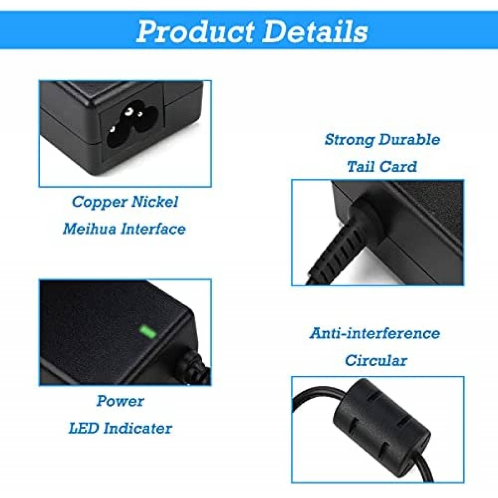 Cargador Nivjuky 45W Para HP Pavilion x360 15-F 15-F272WM