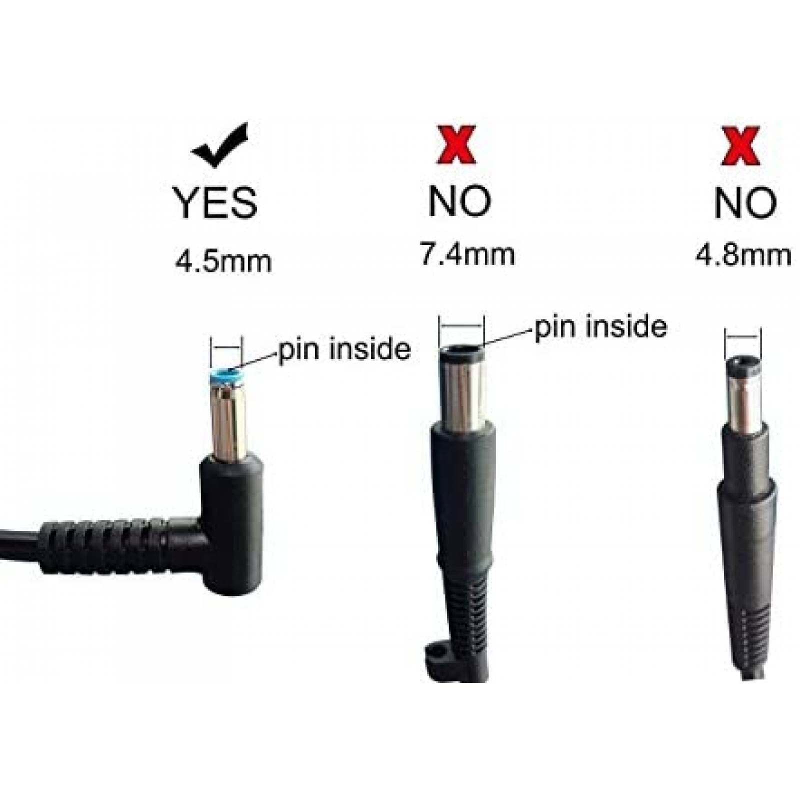 Cargador Generico 100-240V 50-60Hz 19.5V 3.33A 65W -Negro