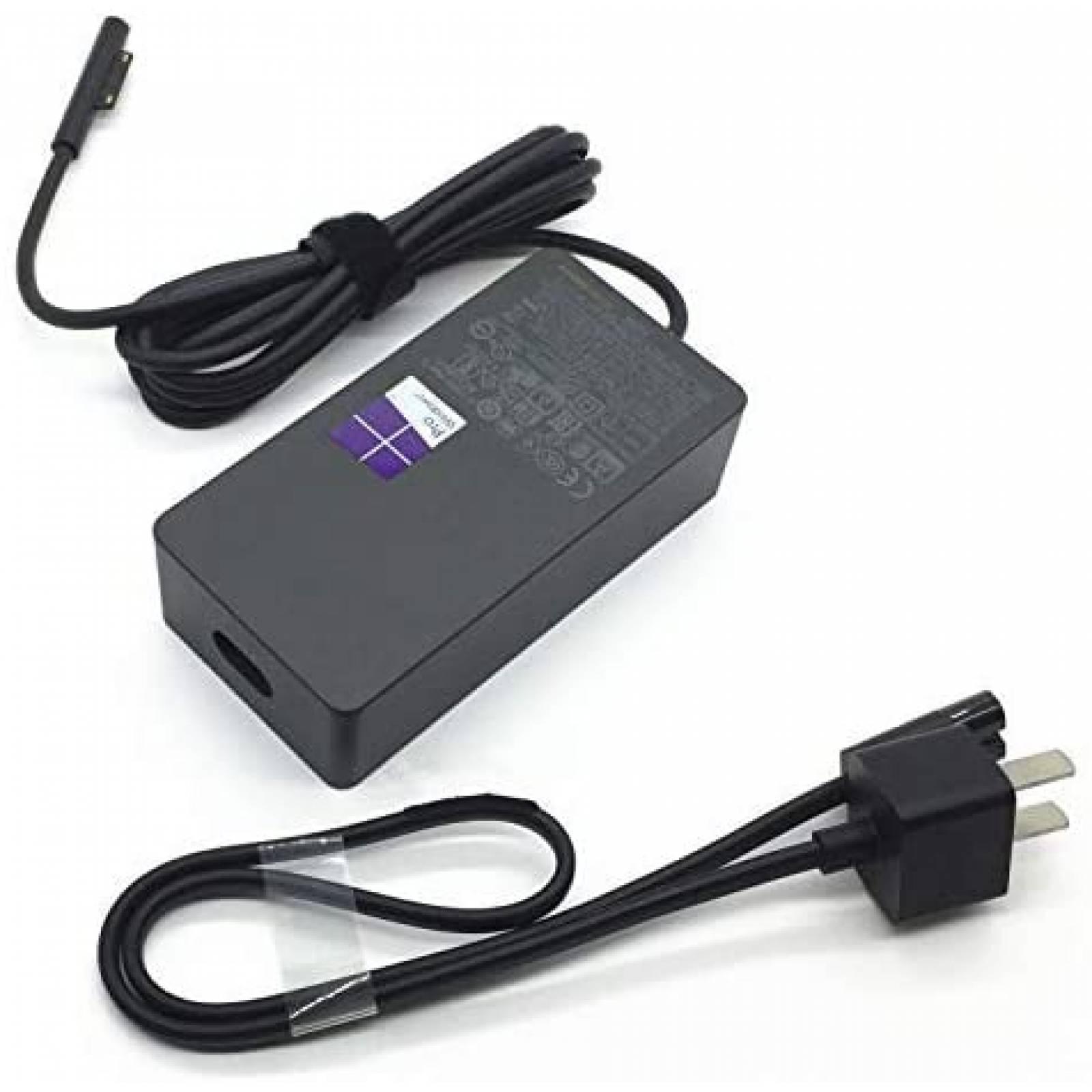 Cargador KK LTD USB de 102 W para Laptop Surface -Negro