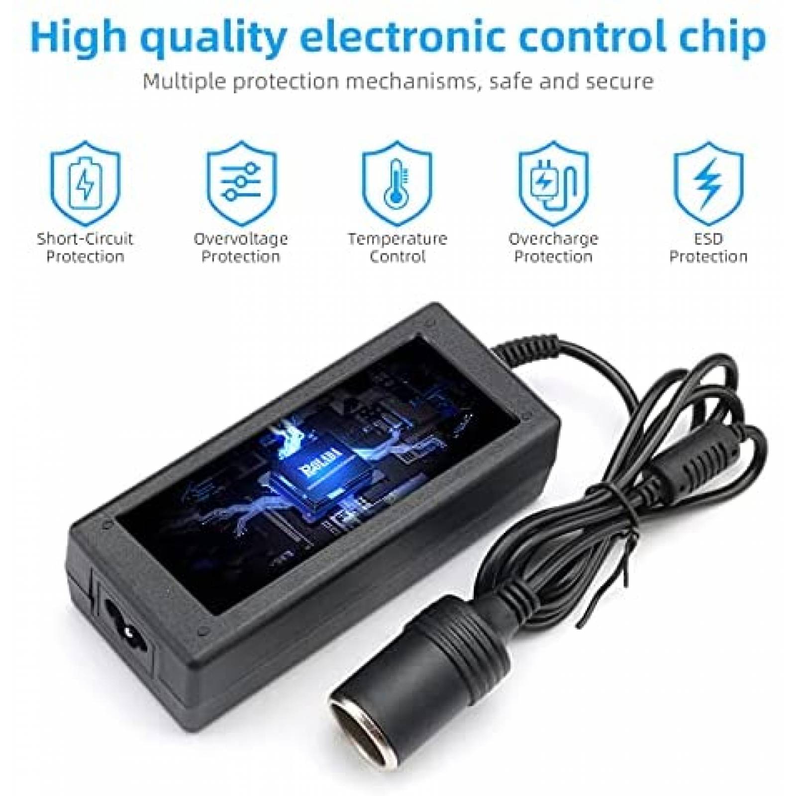 Cargador Laptop ROLADA AC-DC 12v transformador -Negro