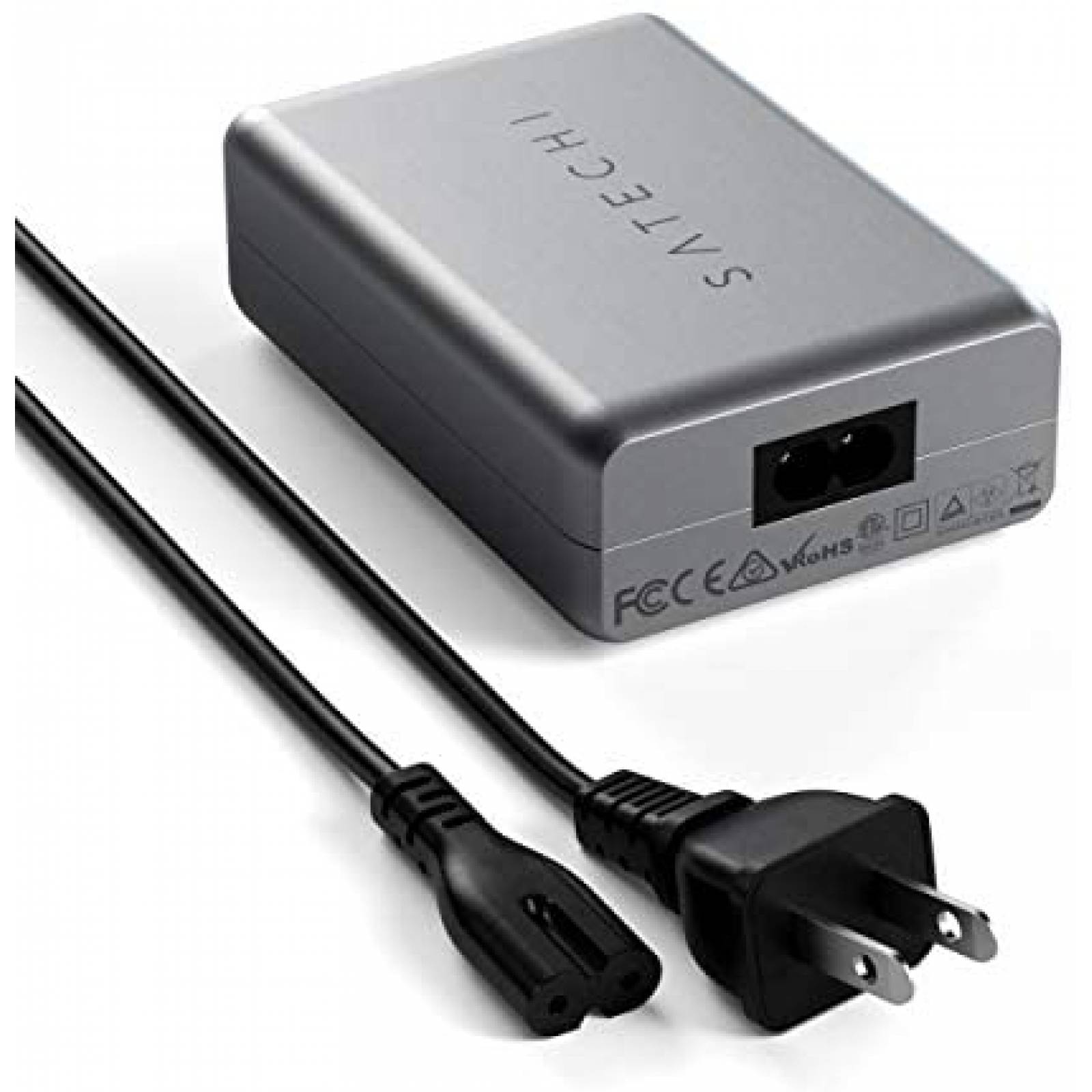 Cargador Satechi ST-TC100GM Compatible 16" 100W USB C -Gris