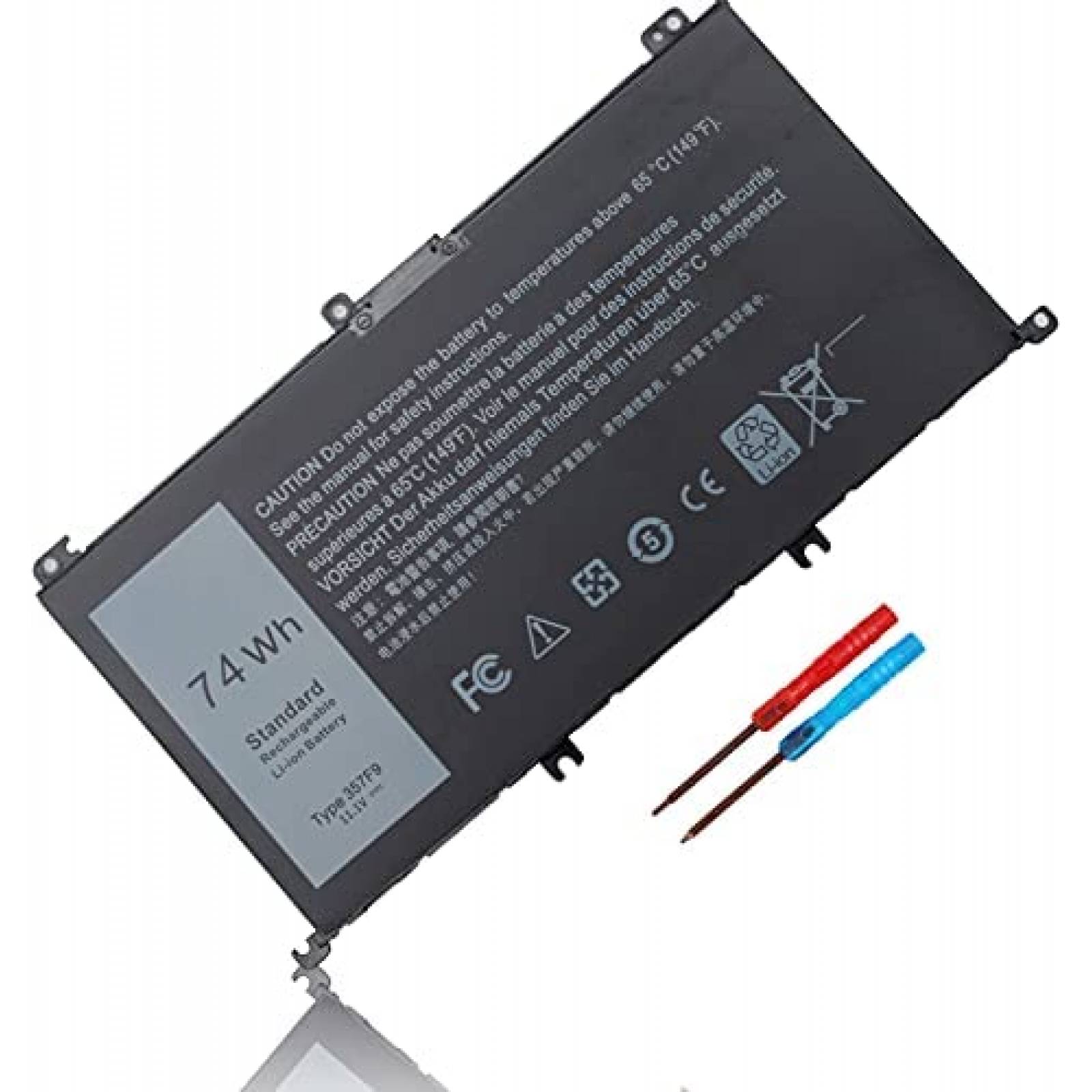 Bateria ZAYAUPVL A1321 Para Dell Inspirion 15 7000 -Negro