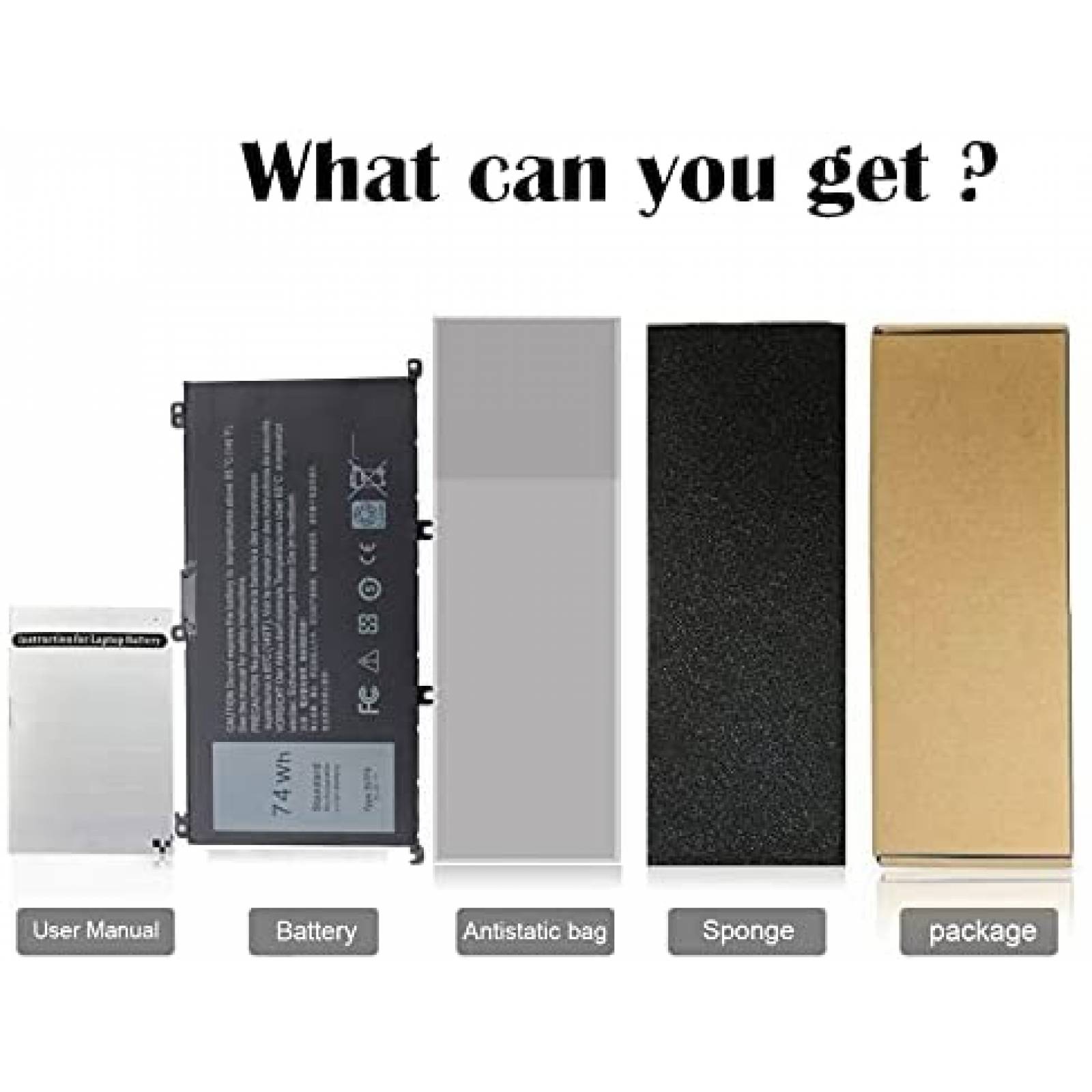 Bateria ZAYAUPVL A1321 Para Dell Inspirion 15 7000 -Negro