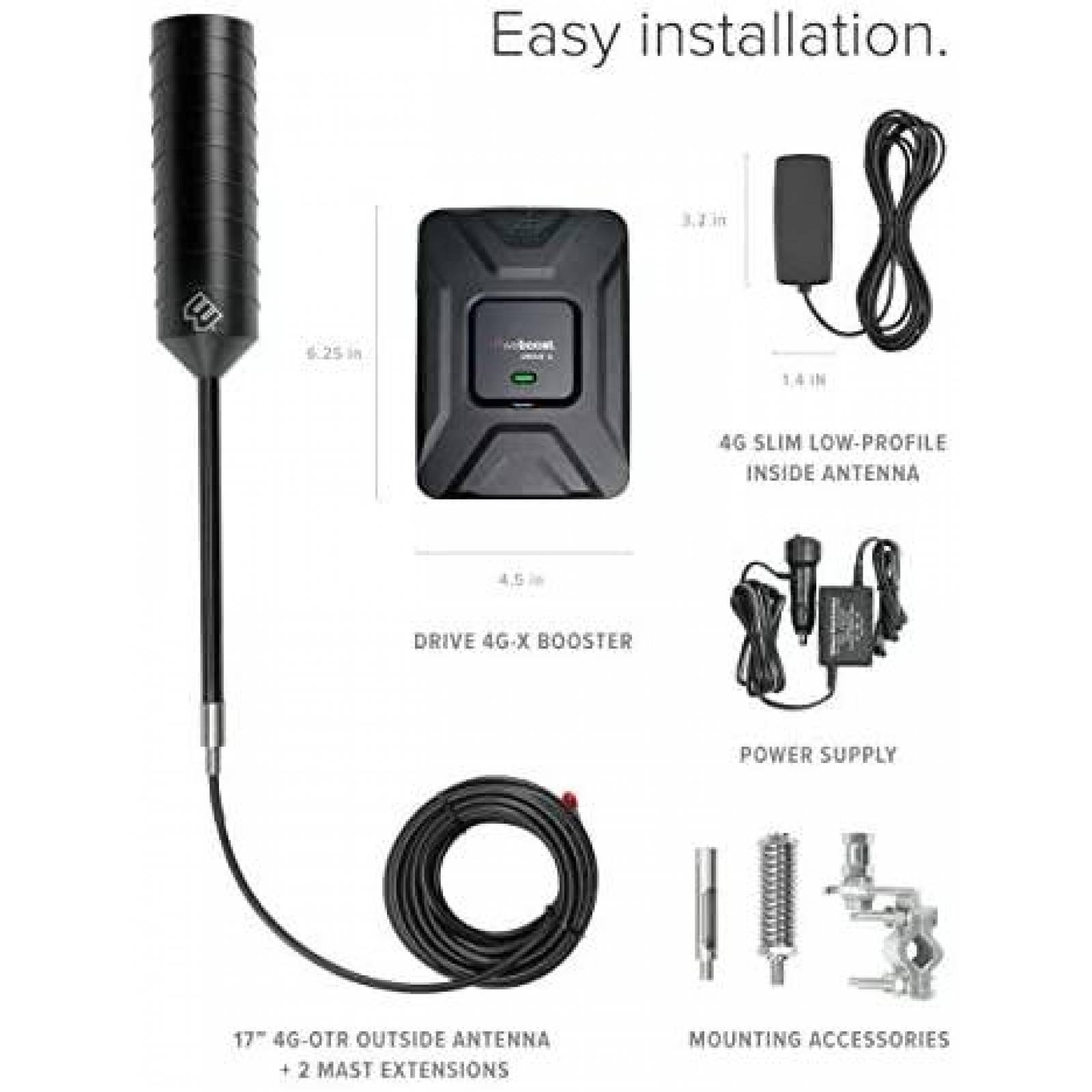 Amplificador de Señal weBoost de Telefono para Camiones