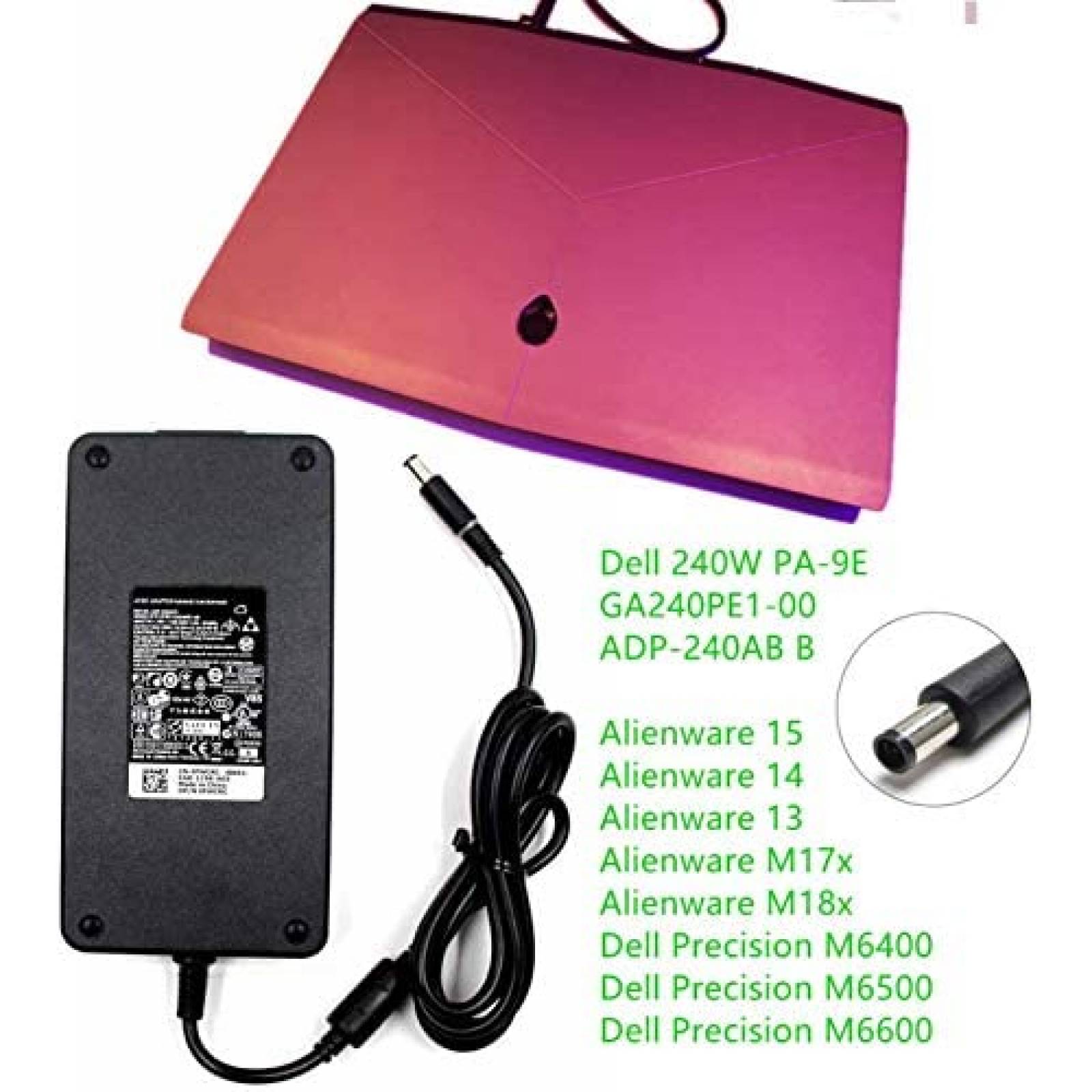 Cargador Generico SL195334 100-240V ~ 3.5A 50-60Hz -Negro