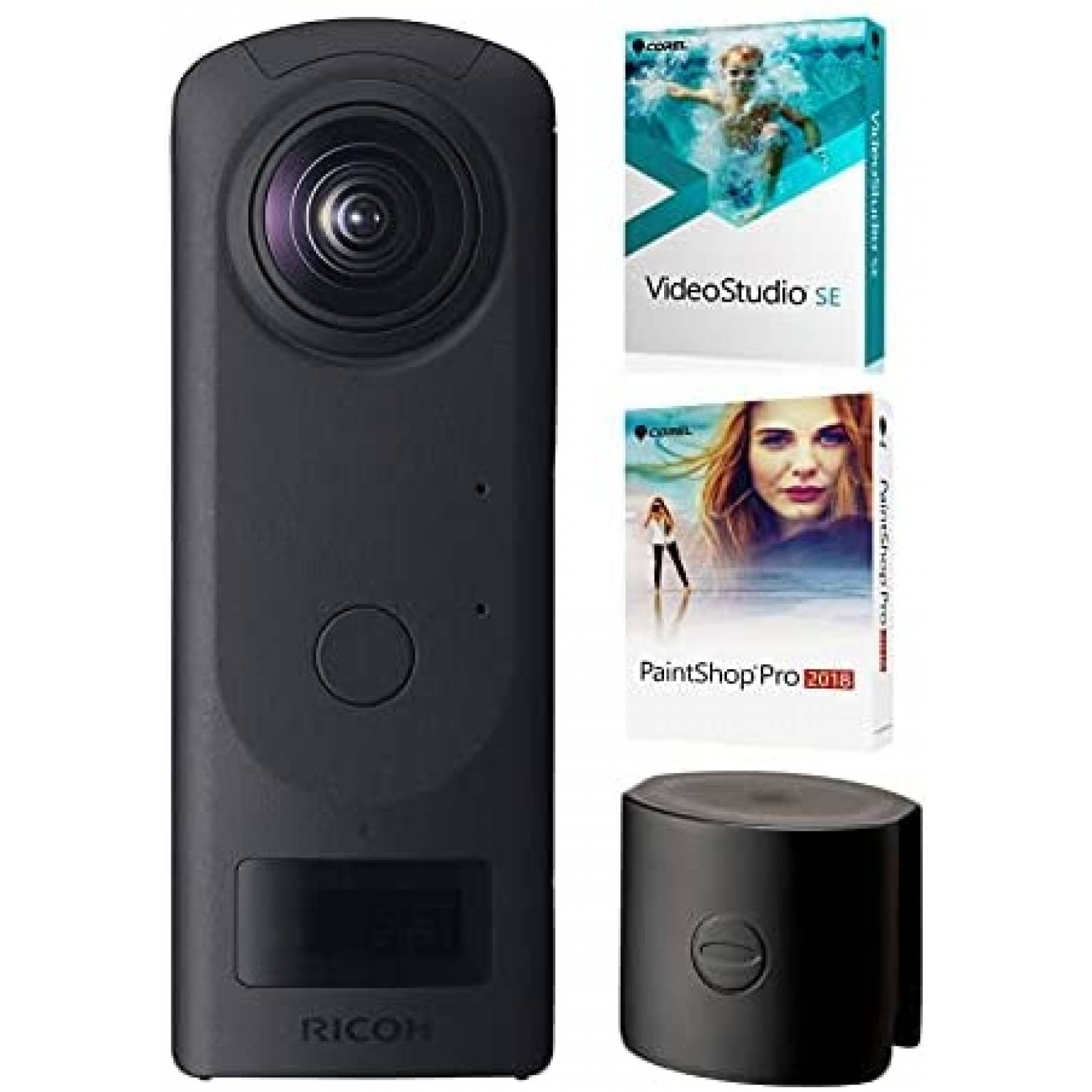 Kit Camara de Accion Ricoh Theta Z1 360 51GB c/Tapa de Lente