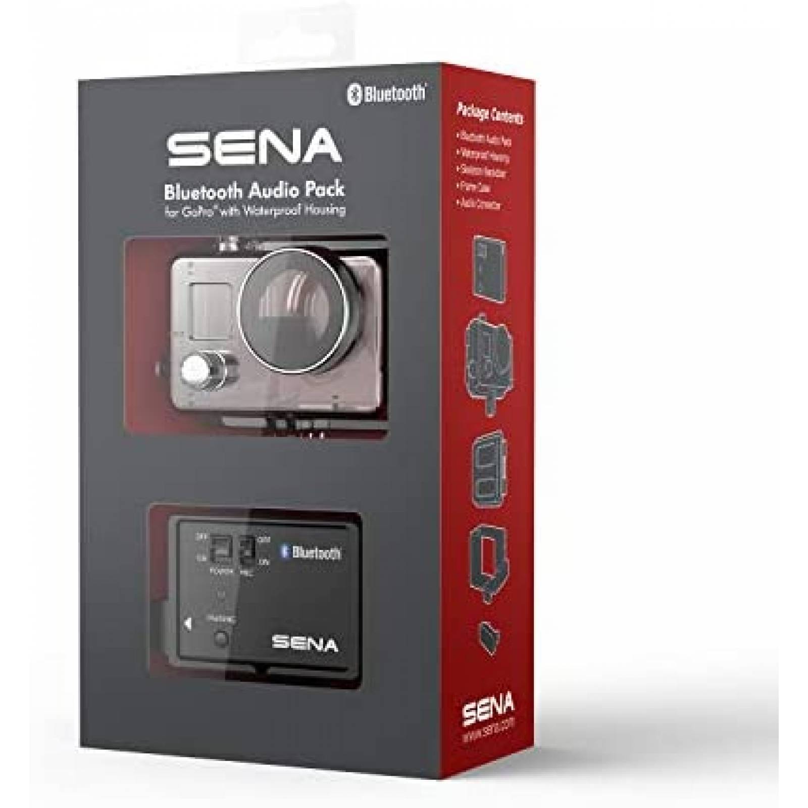 Carcasa Sena GP10-02 Impermeable Bluetooth Para GoPro -Negro