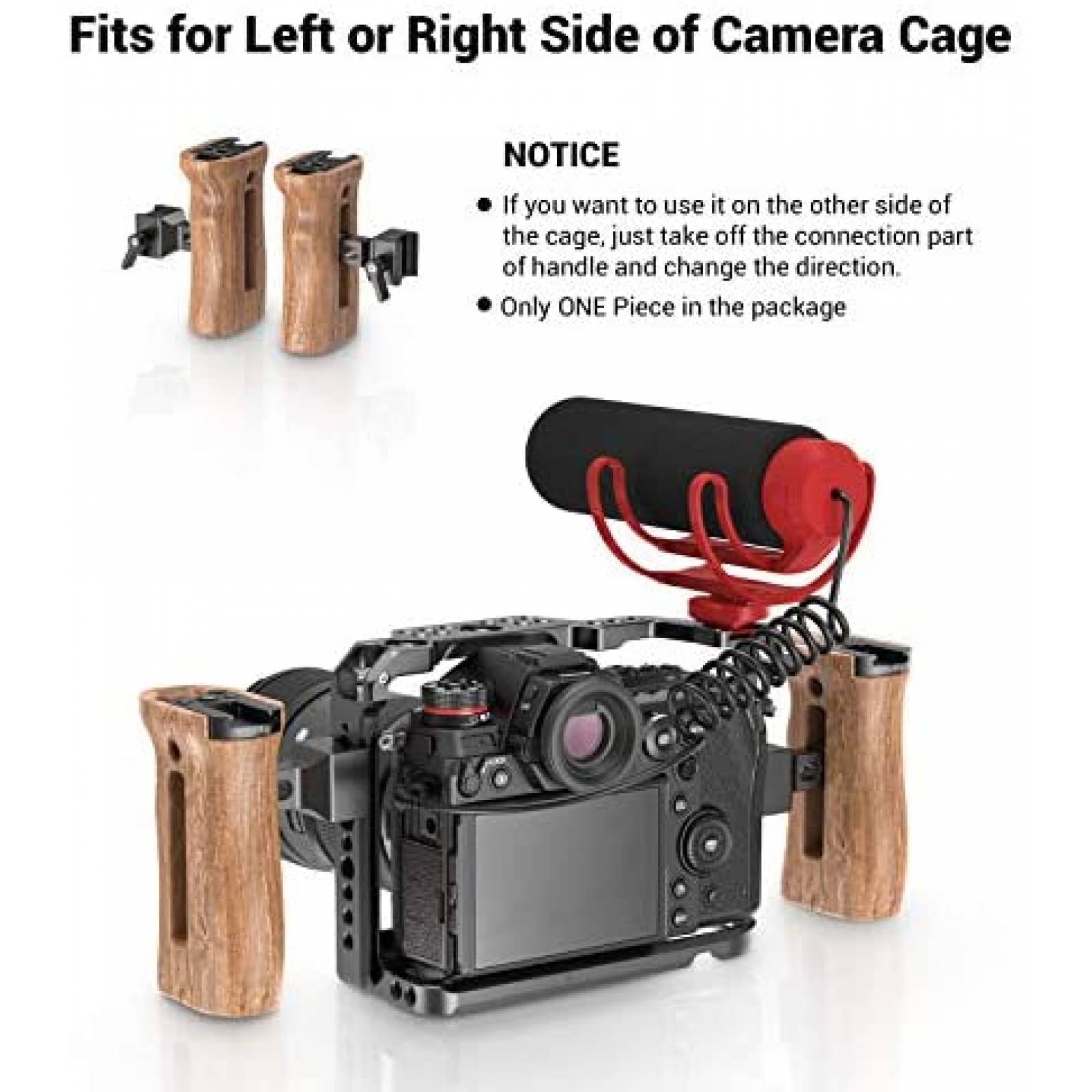 Jaula SMALLRIG Agarradera Universal con Soporte para Camara