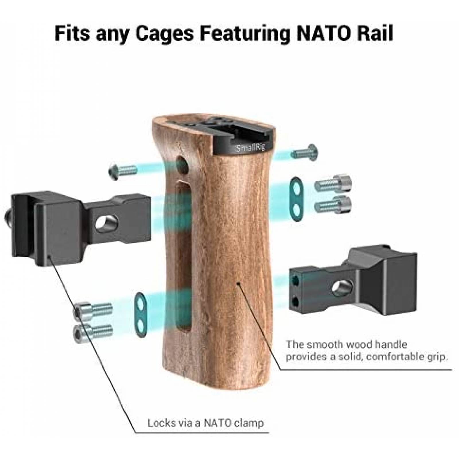 Jaula SMALLRIG Agarradera Universal con Soporte para Camara