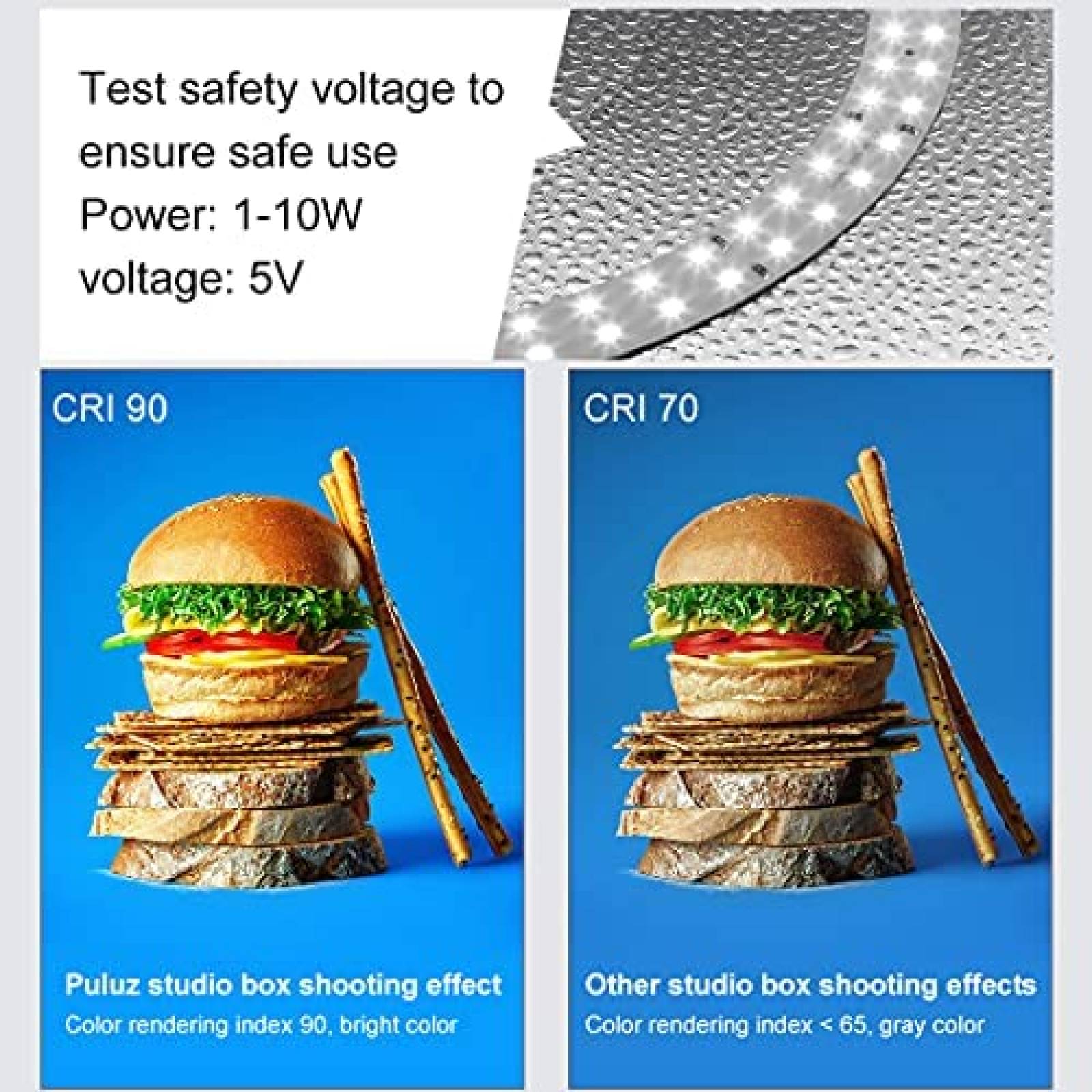 Caja Luz OBEST 15.8''X15.8'' Papel Fondo 12 Colores -Negro