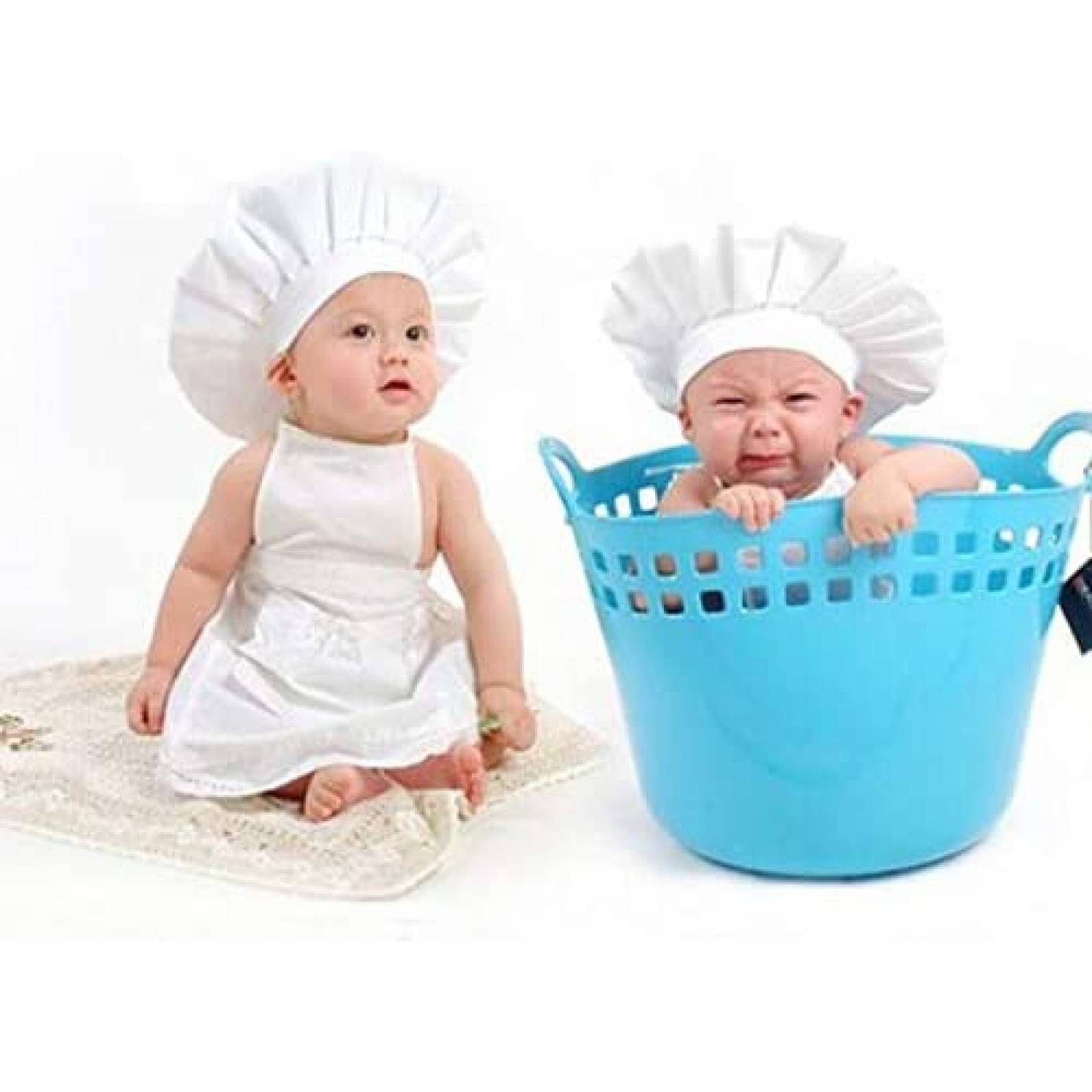 Disfraz Fotografia M&G Chef para bebe Sombrero+Delantal