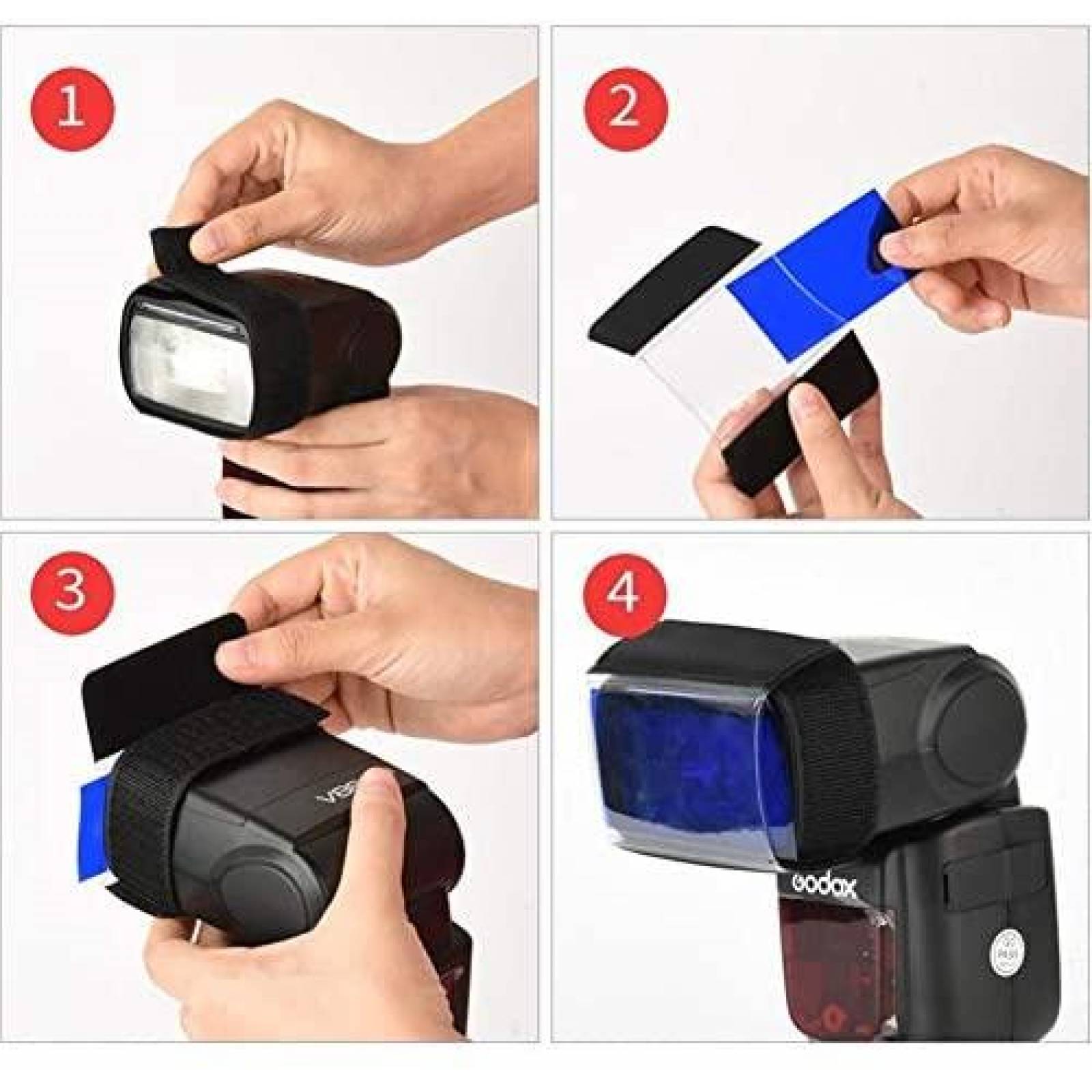 Flash Godox V860II Para Nikon +accesorios -Negro