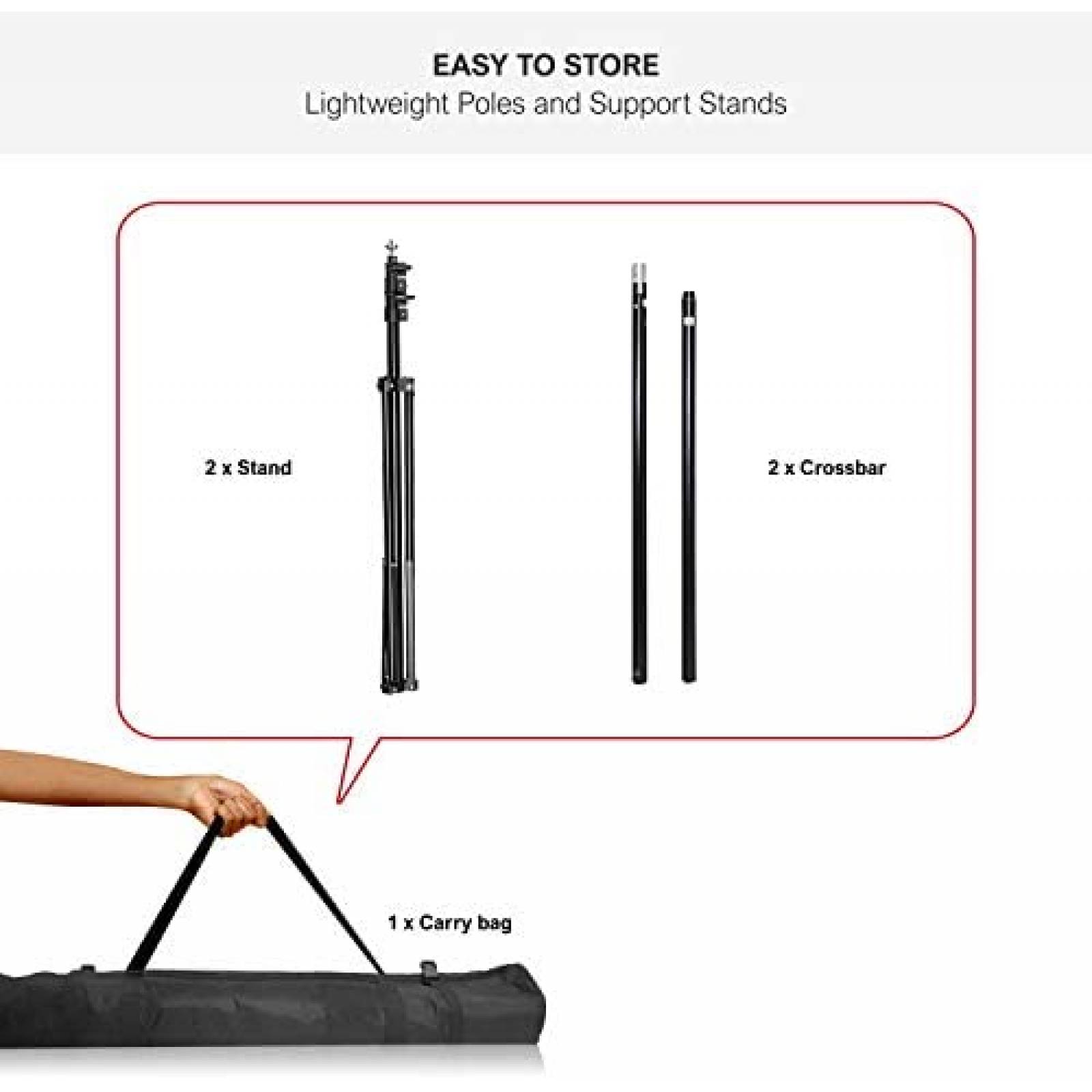 Fondo fotografia JS JULIUS STUDIO 10x12 pies Ajustable