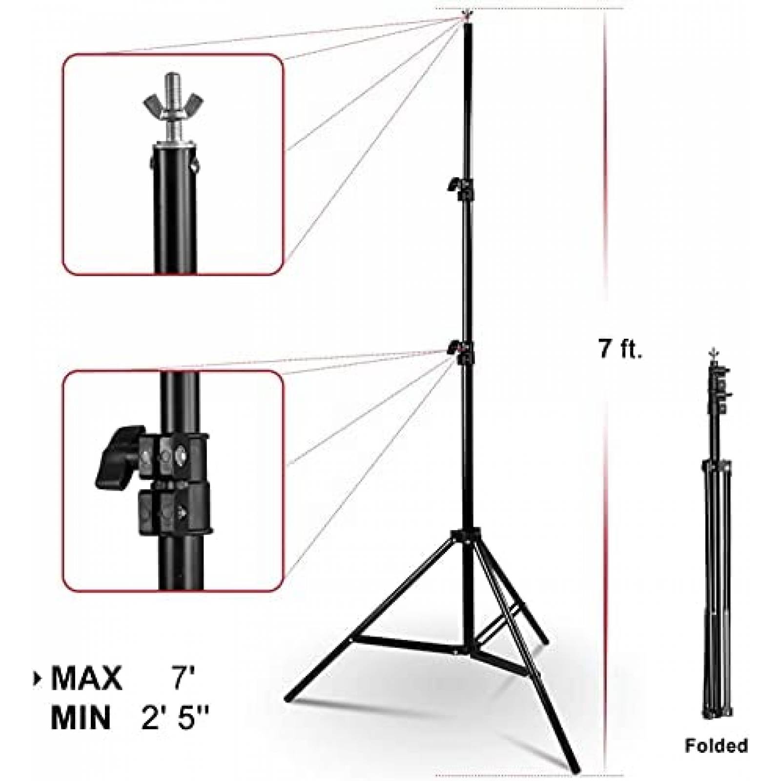 Fondo fotografia JS JULIUS STUDIO 10x12 pies Ajustable