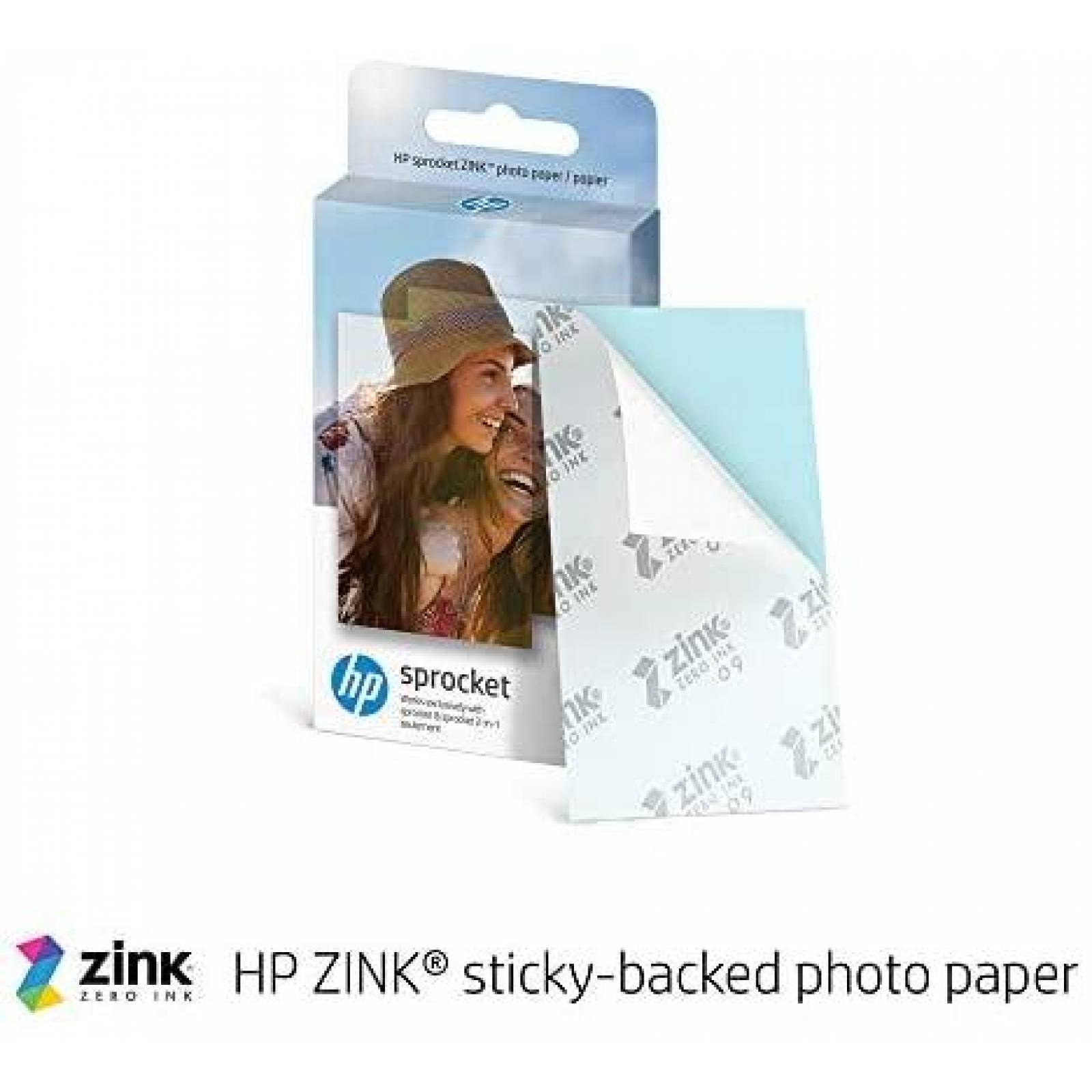 Impresora Portatil de Bolsillo HP para 20 Hojas -Rosa