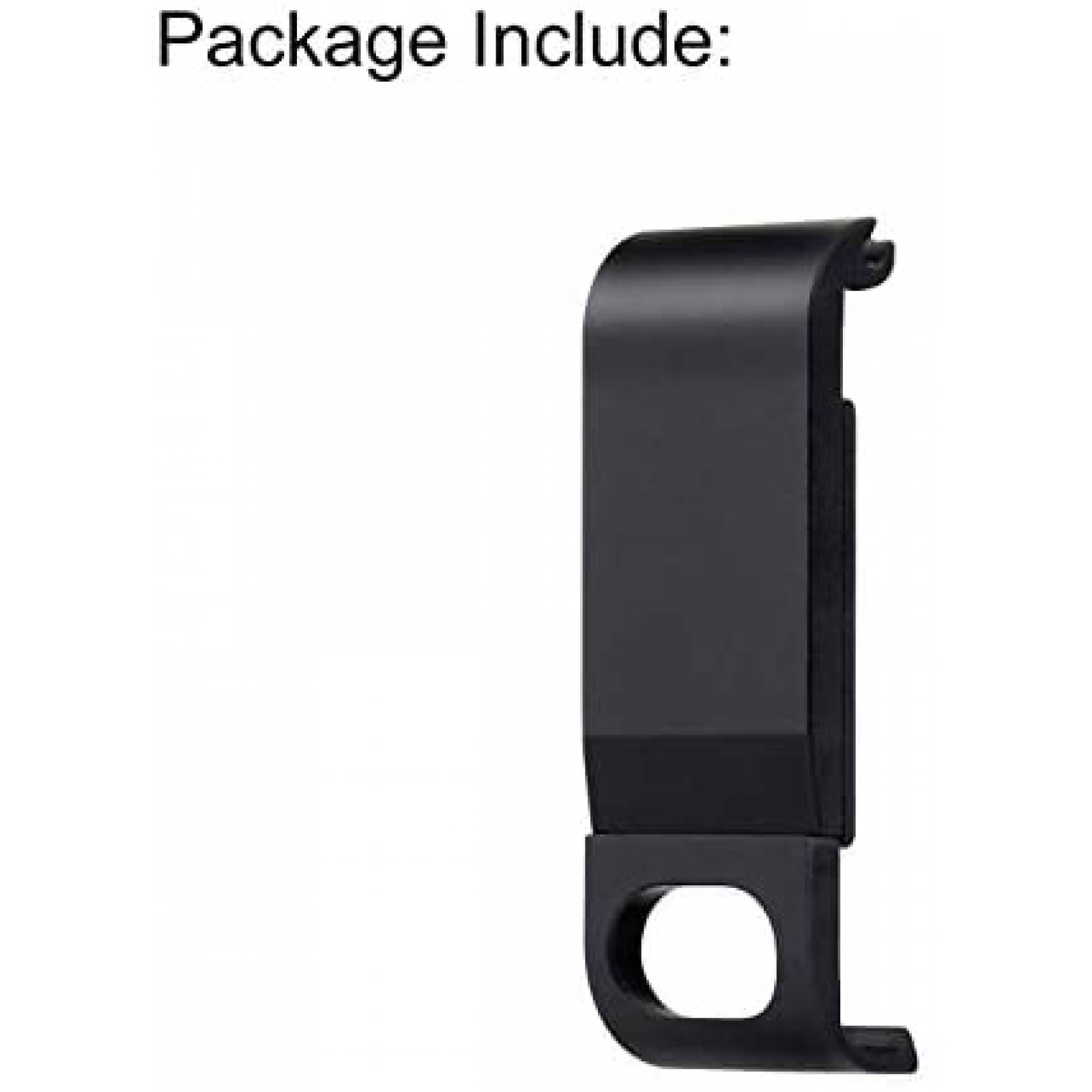 Remplazo tapa bateria GoPro Hero 9 GEPULY aluminio -Negro