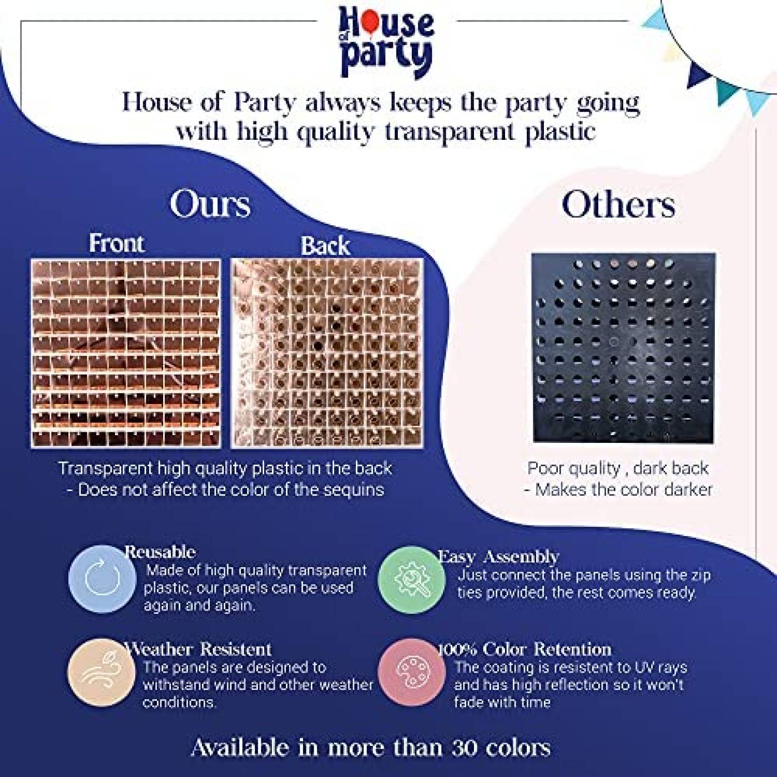 Set Fotografia HOUSE OF PARTY Decoracion Boda -Rosa