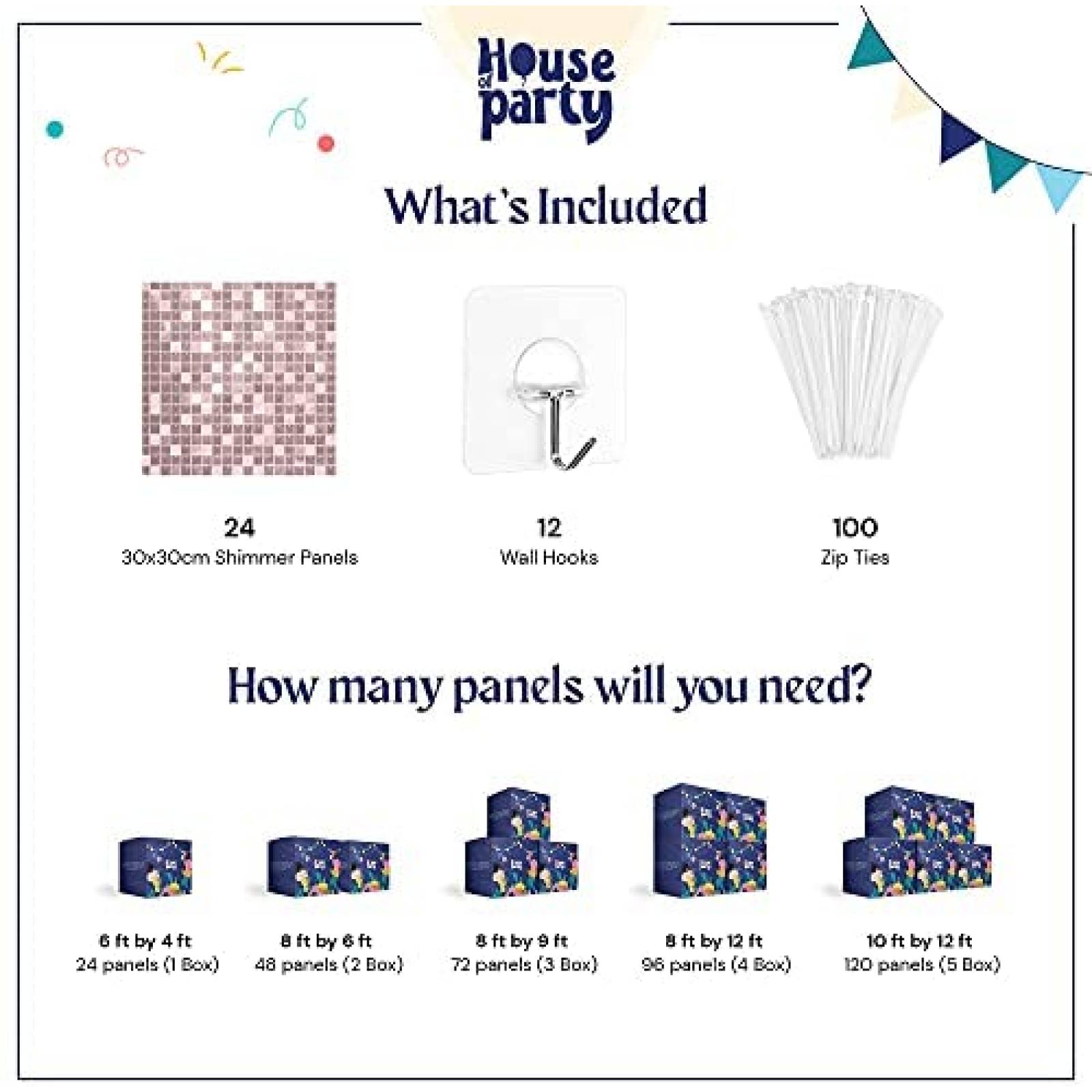 Set Fotografia HOUSE OF PARTY Decoracion Boda -Rosa