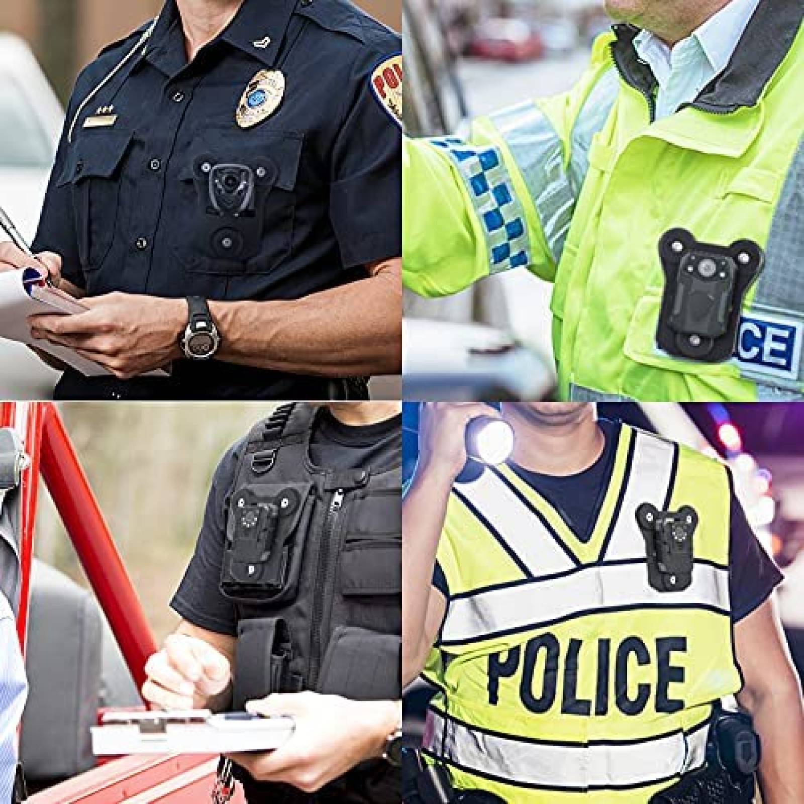 Camara Corporal YIJIAOYUN Universal Magnetico Ropa -Negro