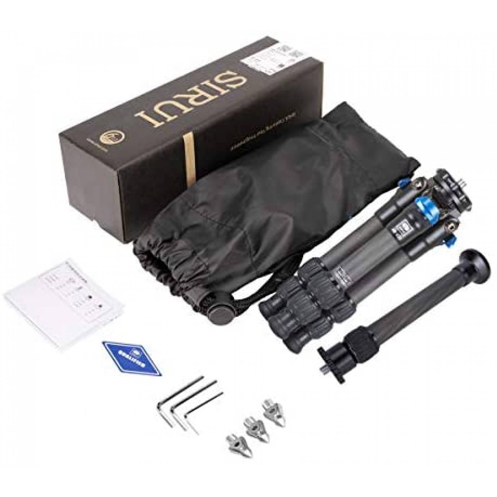 Mini tripode Sirui AM223 de fibra de carbono -Negro