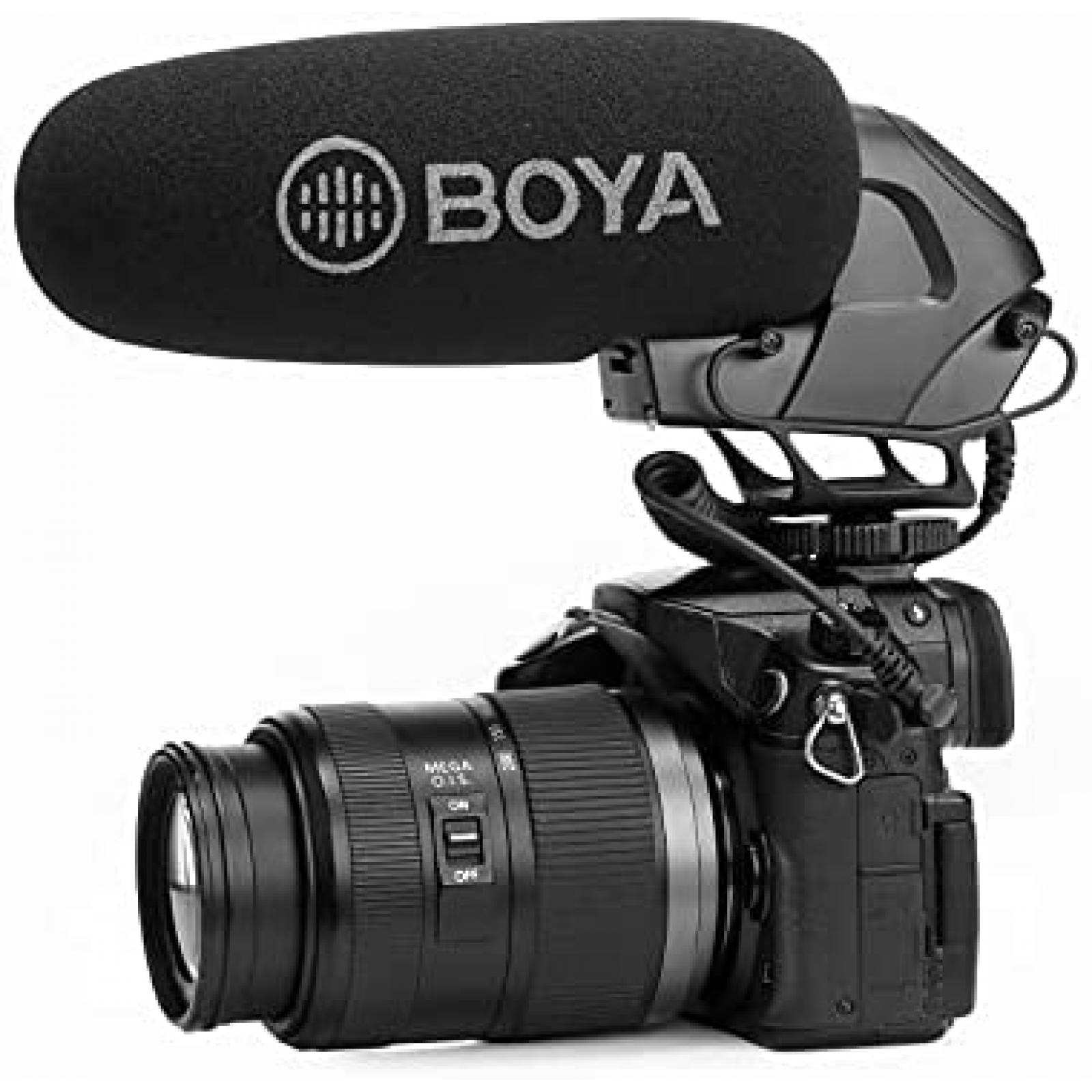 Microfono Cardioide BOYA 20 hz - 20 khz 85 dB 3.5mm -Negro