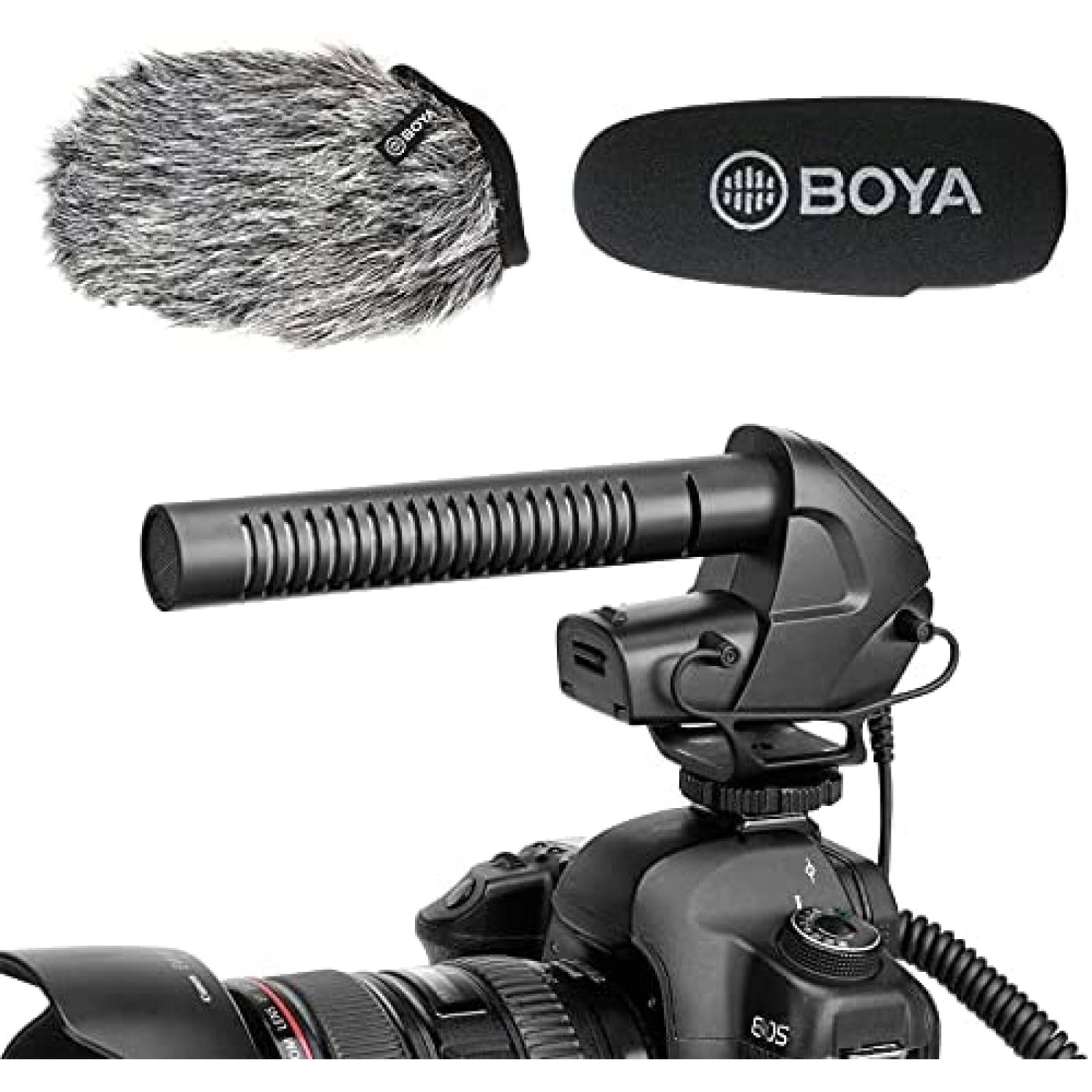 Microfono Cardioide BOYA 20 hz - 20 khz 85 dB 3.5mm -Negro