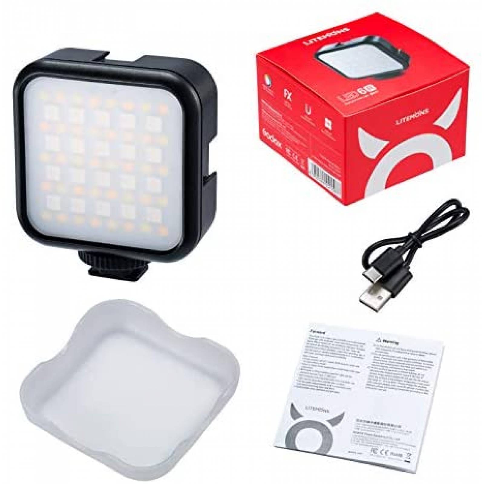 Panel de Luz Godox LITEMONS LED6R RGB LED 3200k-6500k -Negro
