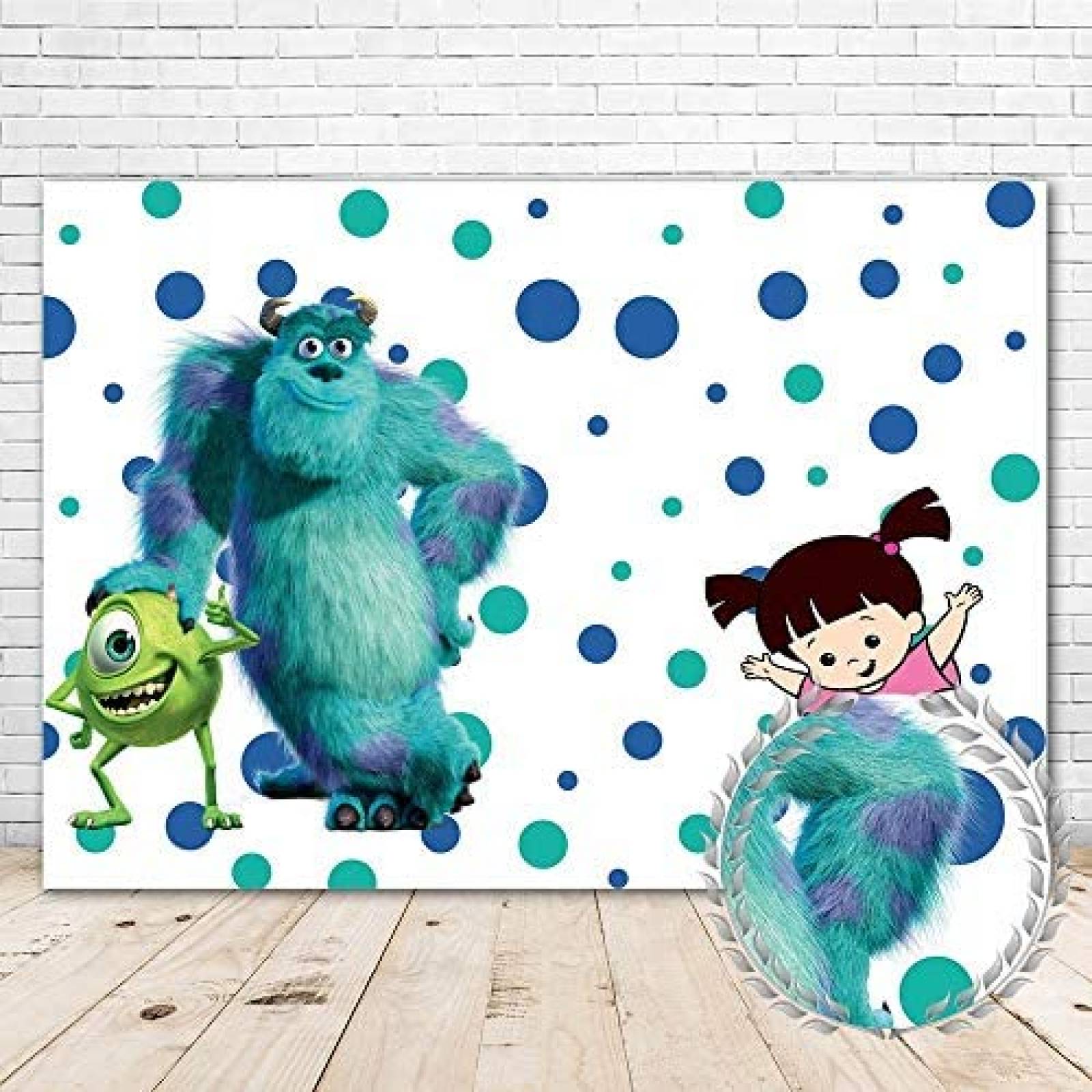 Fondo fotografia YouRan Monsters Inc Fiesta Cumpleaños