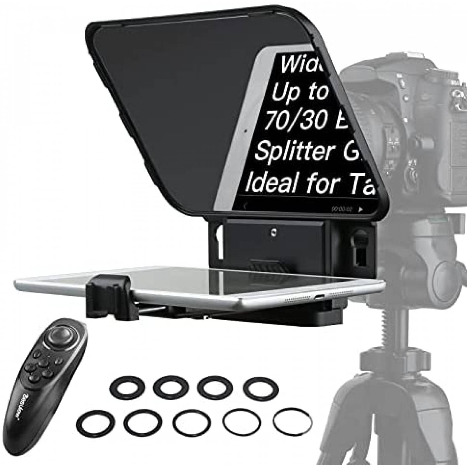 Telepronter para tablet Desview T3 11" con control -Negro