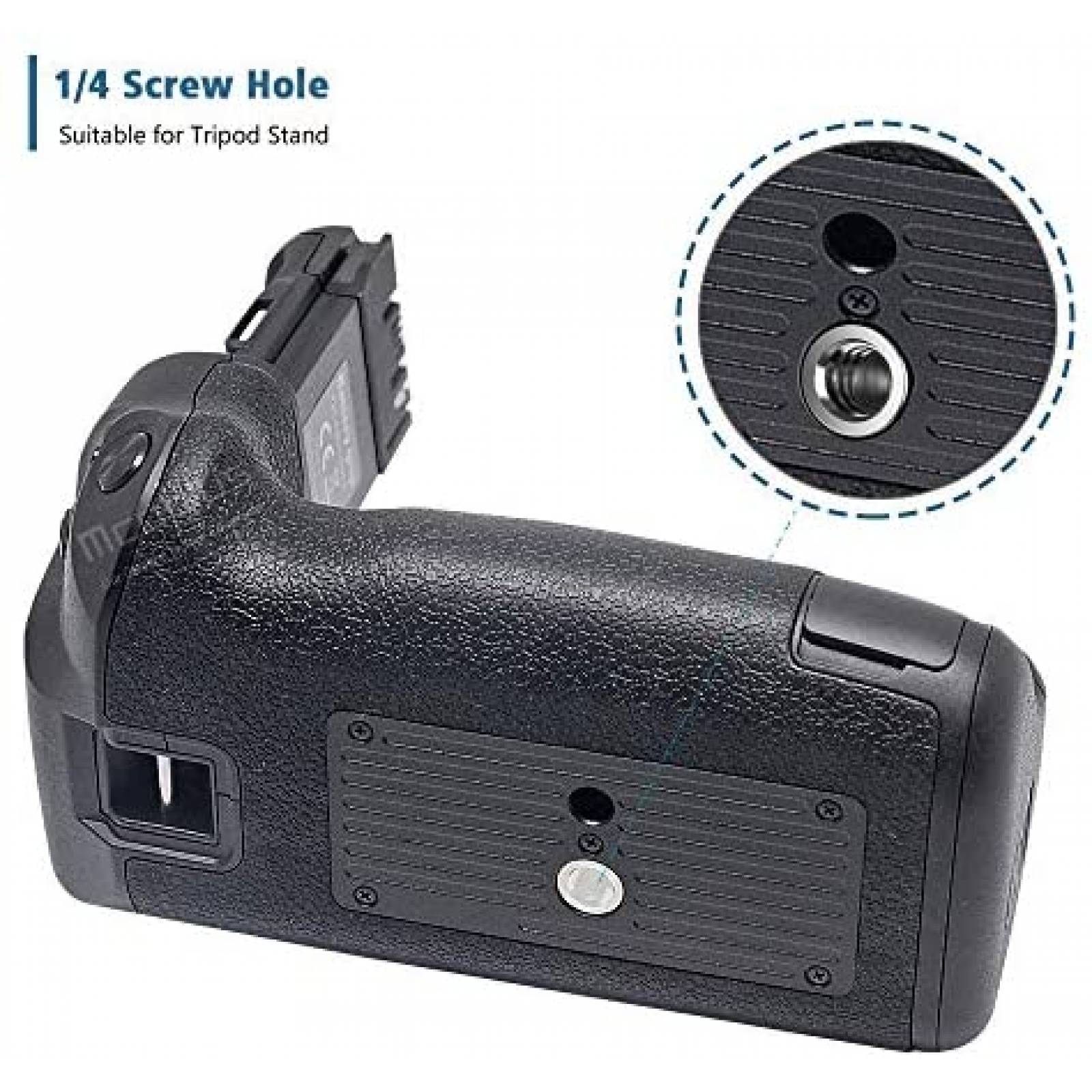 Empuñadura bateria Mcoplus EOS R Compatible con Canon -Negro