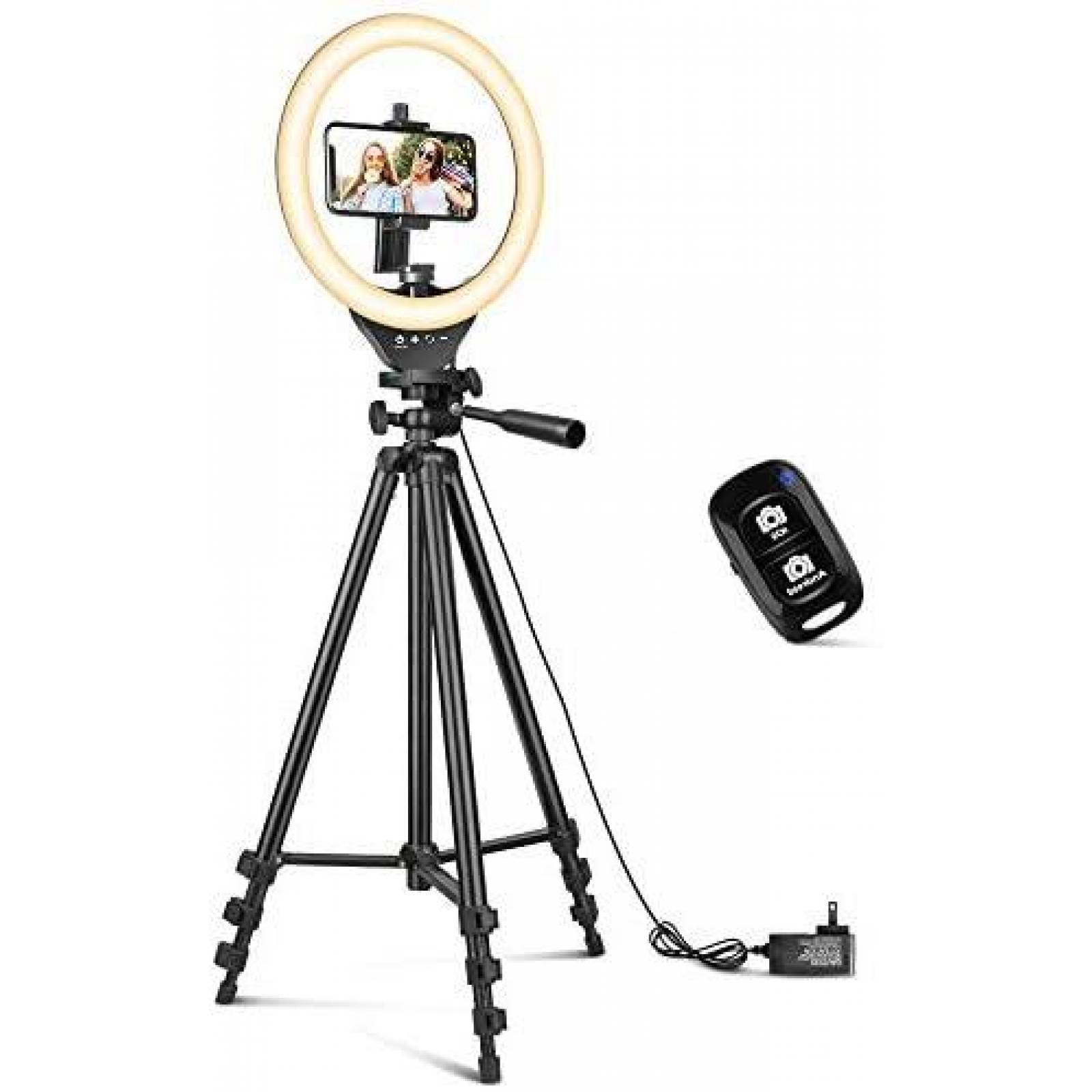 Aro de Luz Sensyne Luces LED de 10"+Tripie Extendible de 50"