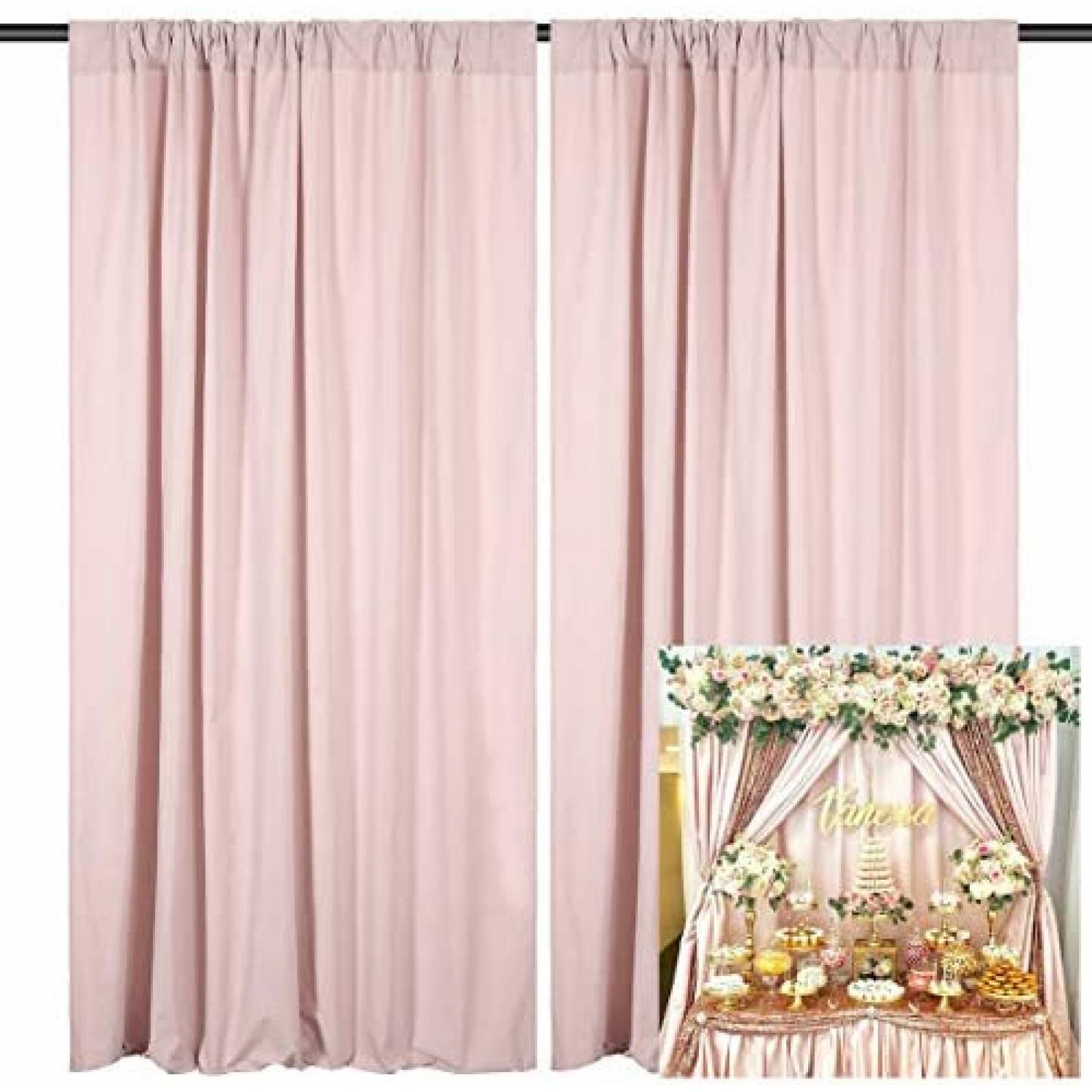 Telon de fondo B-COOL para fotografia 10x8ft -Rosa